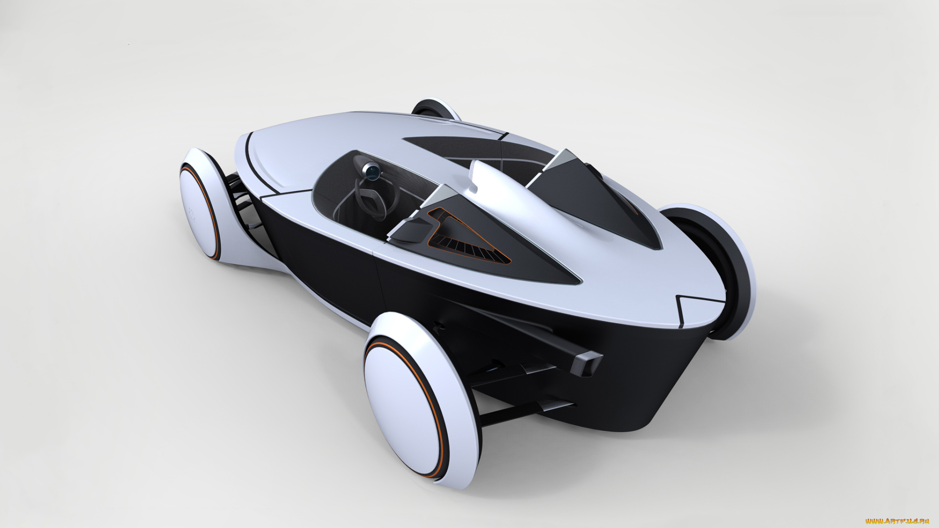 p-eco, concept, 2010, автомобили, 3д, p-eco, 2010, concept