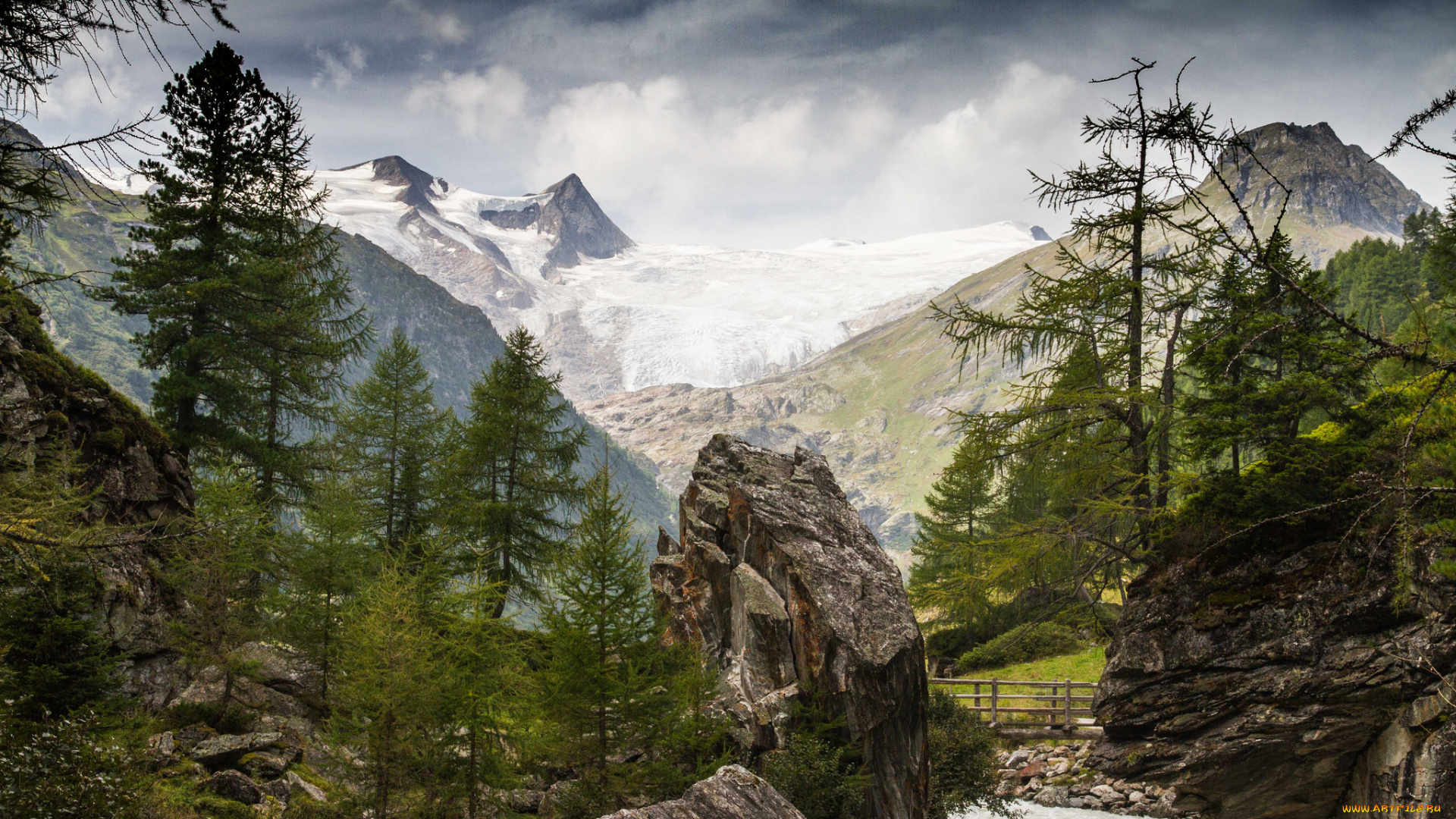 природа, горы, простор