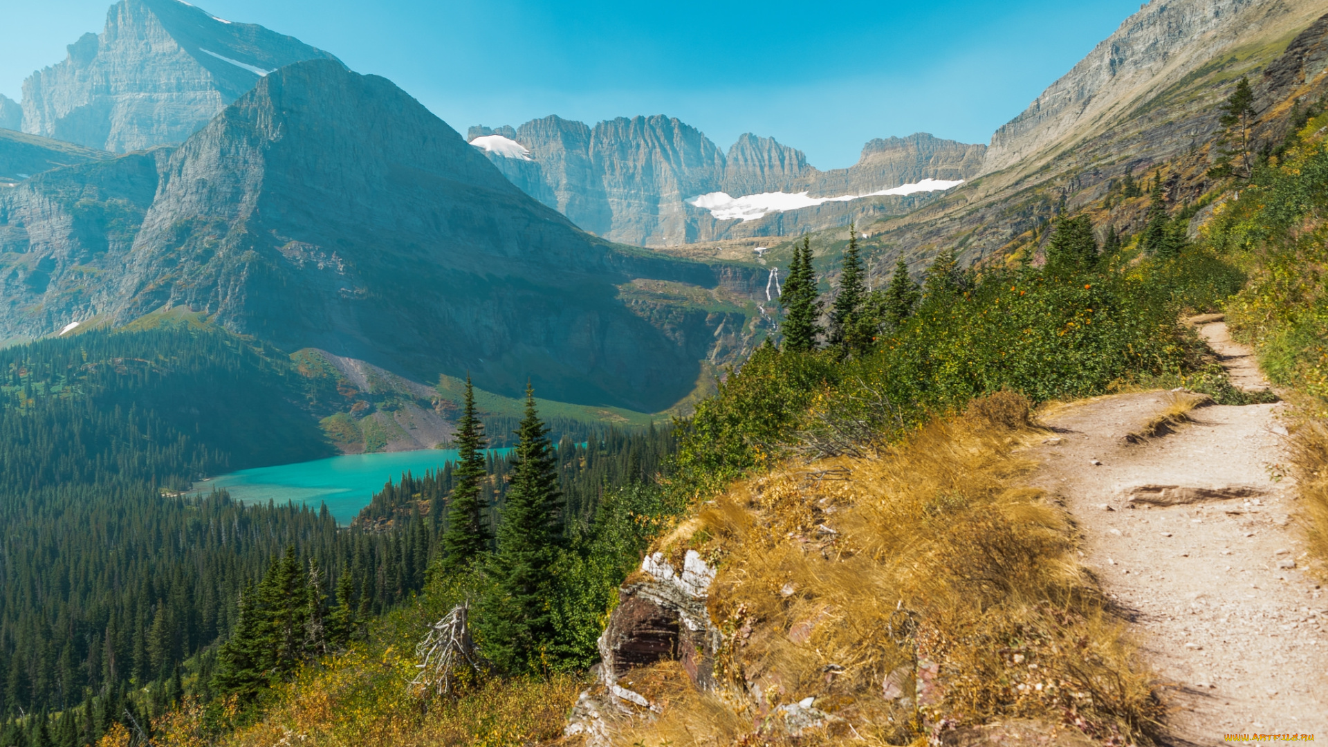 природа, горы, простор