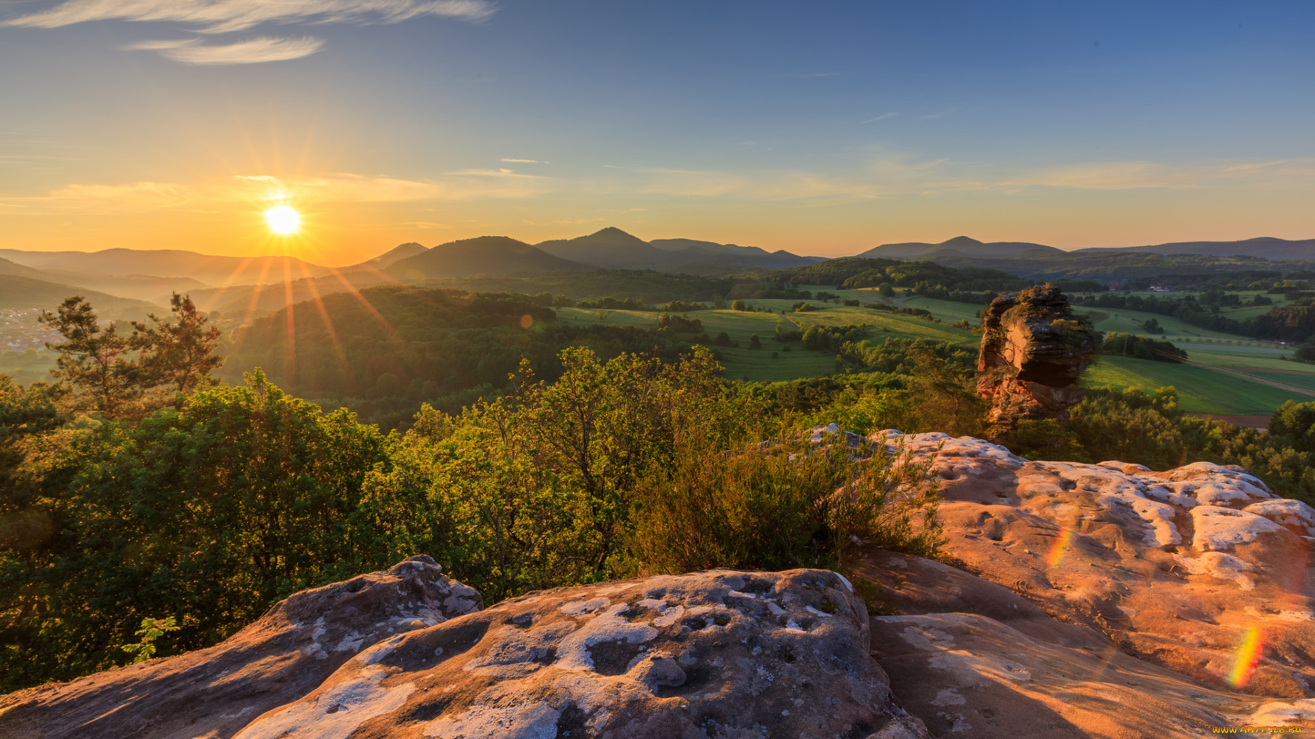 природа, восходы, закаты, простор