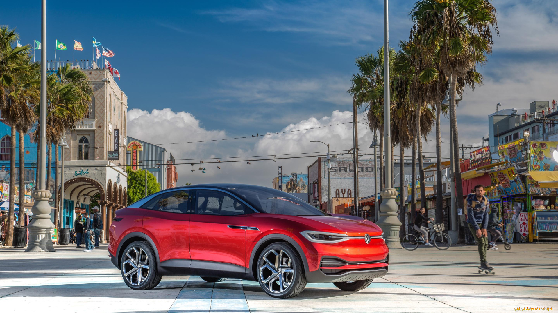 volkswagen, id, crozz, electric, crossover, concept, 2017, автомобили, выставки, и, уличные, фото, 2017, concept, crossover, volkswagen, id, crozz, electric