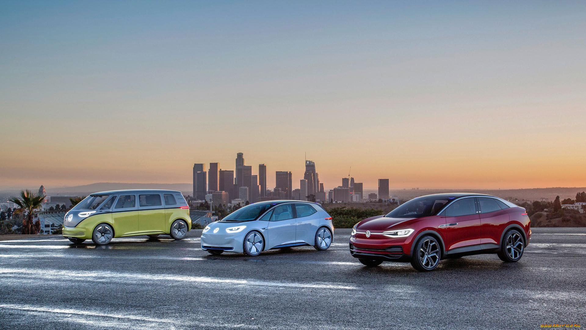 volkswagen, id, family, concepts, 2017, автомобили, volkswagen, id, family, concepts, 2017