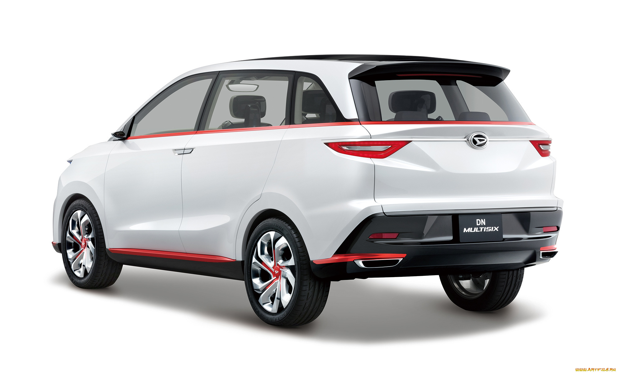 daihatsu, dn, multisix, concept, 2017, автомобили, daihatsu, dn, multisix, concept, 2017, crossover, белый