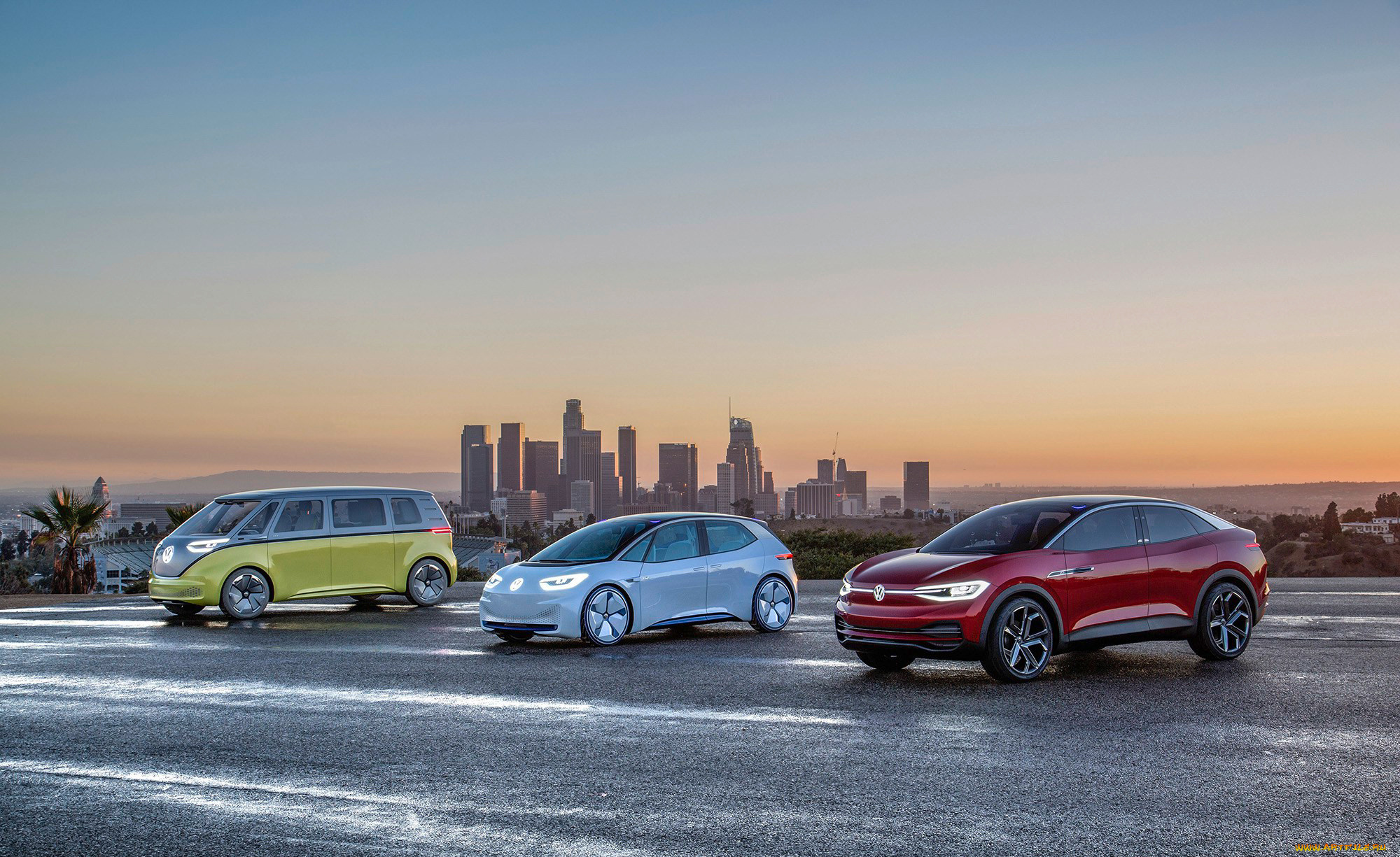 volkswagen, id, family, concepts, 2017, автомобили, volkswagen, id, family, concepts, 2017