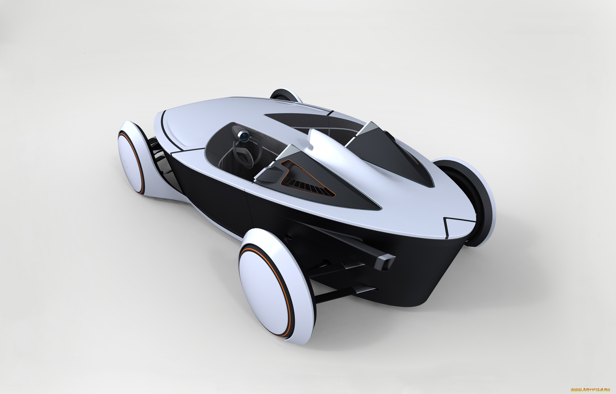 p-eco, concept, 2010, автомобили, 3д, p-eco, 2010, concept