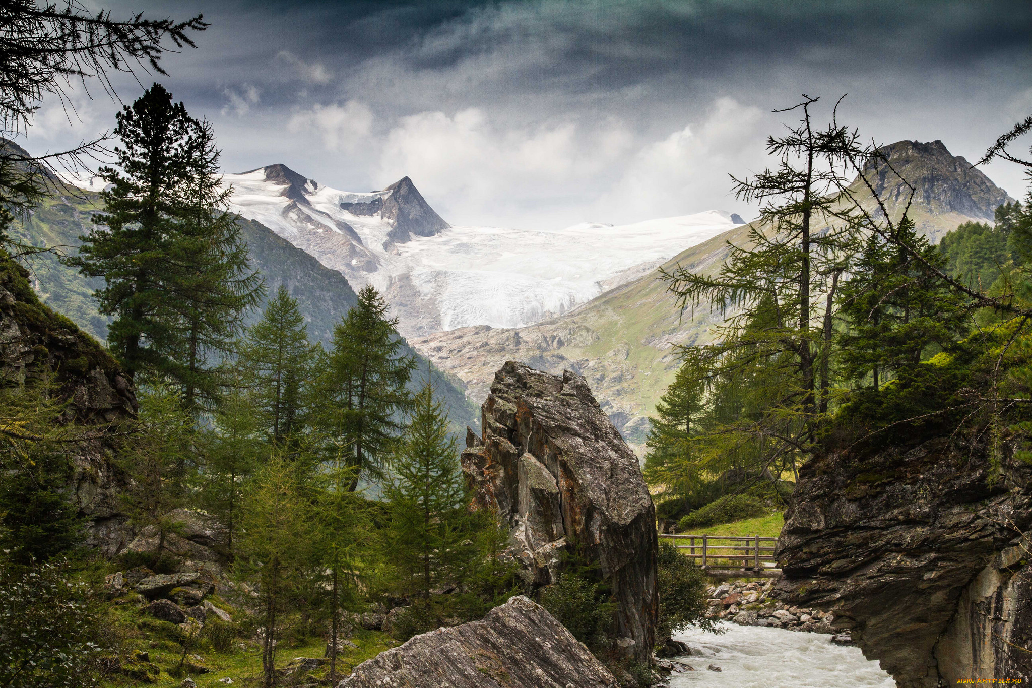 природа, горы, простор