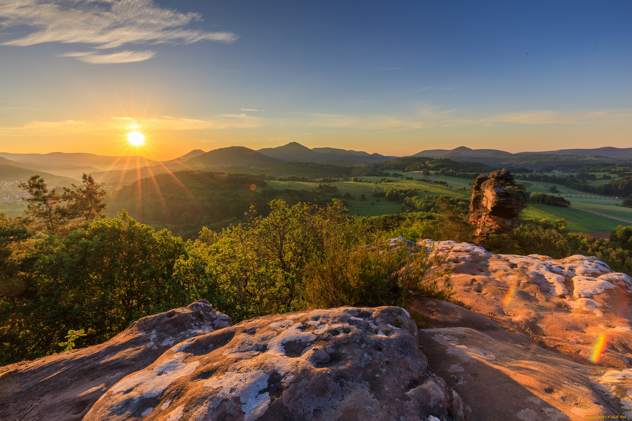 природа, восходы, закаты, простор