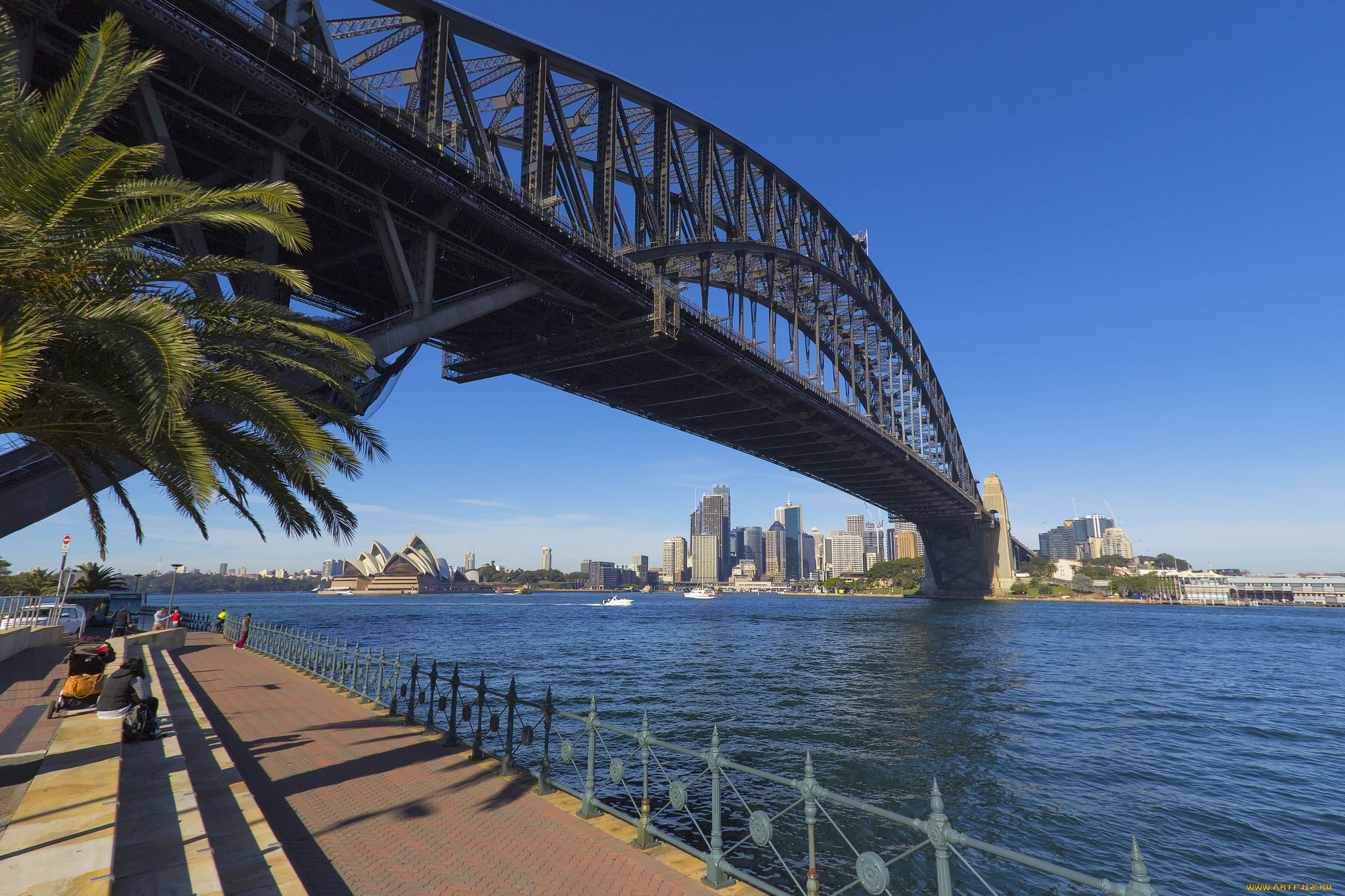 sydney, harbour, bridge, города, сидней, , австралия, простор