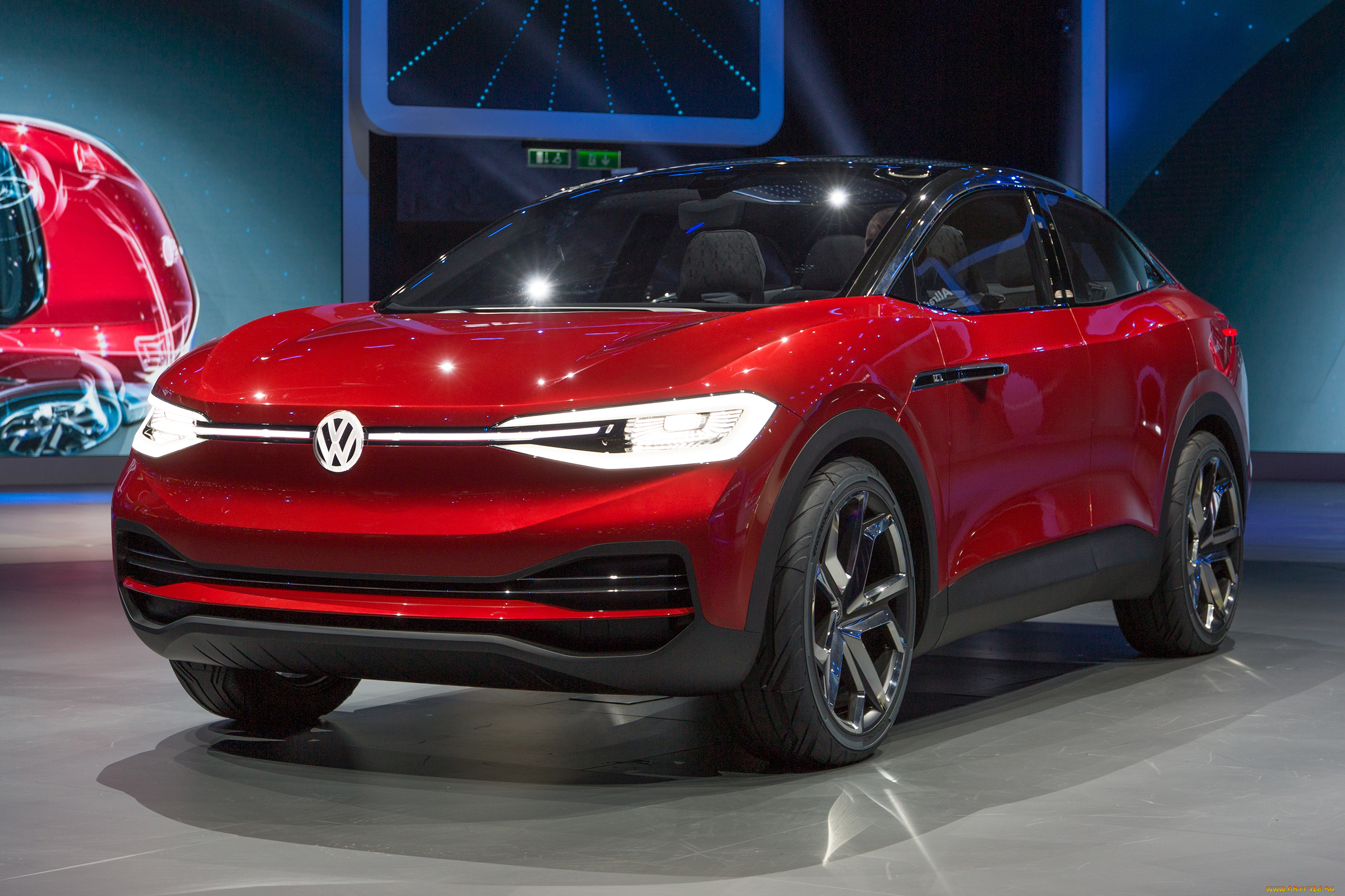 volkswagen, id, crozz, electric, crossover, concept, 2017, автомобили, volkswagen, crozz, id, 2017, electric, crossover, concept
