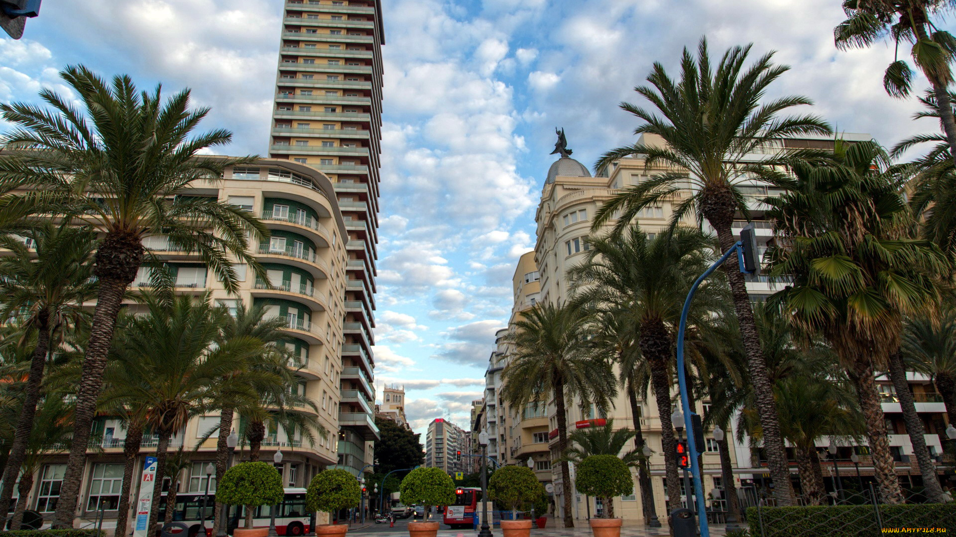 alicante, spain, города, -, улицы, , площади, , набережные