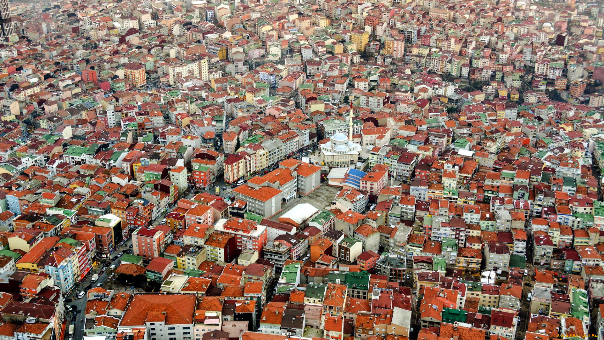 города, стамбул, , турция, панорама