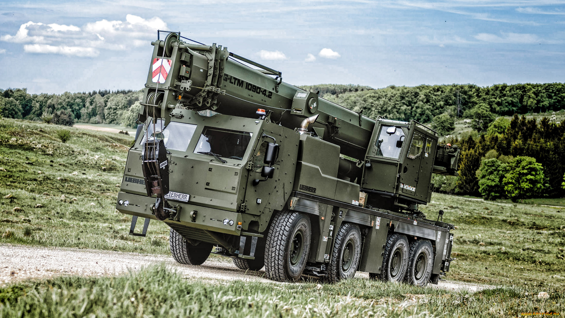 liebherr, g-ltm, 1090, техника, краны, военная, военный, автомобиль, liebherr, g-ltm, 1090, кран