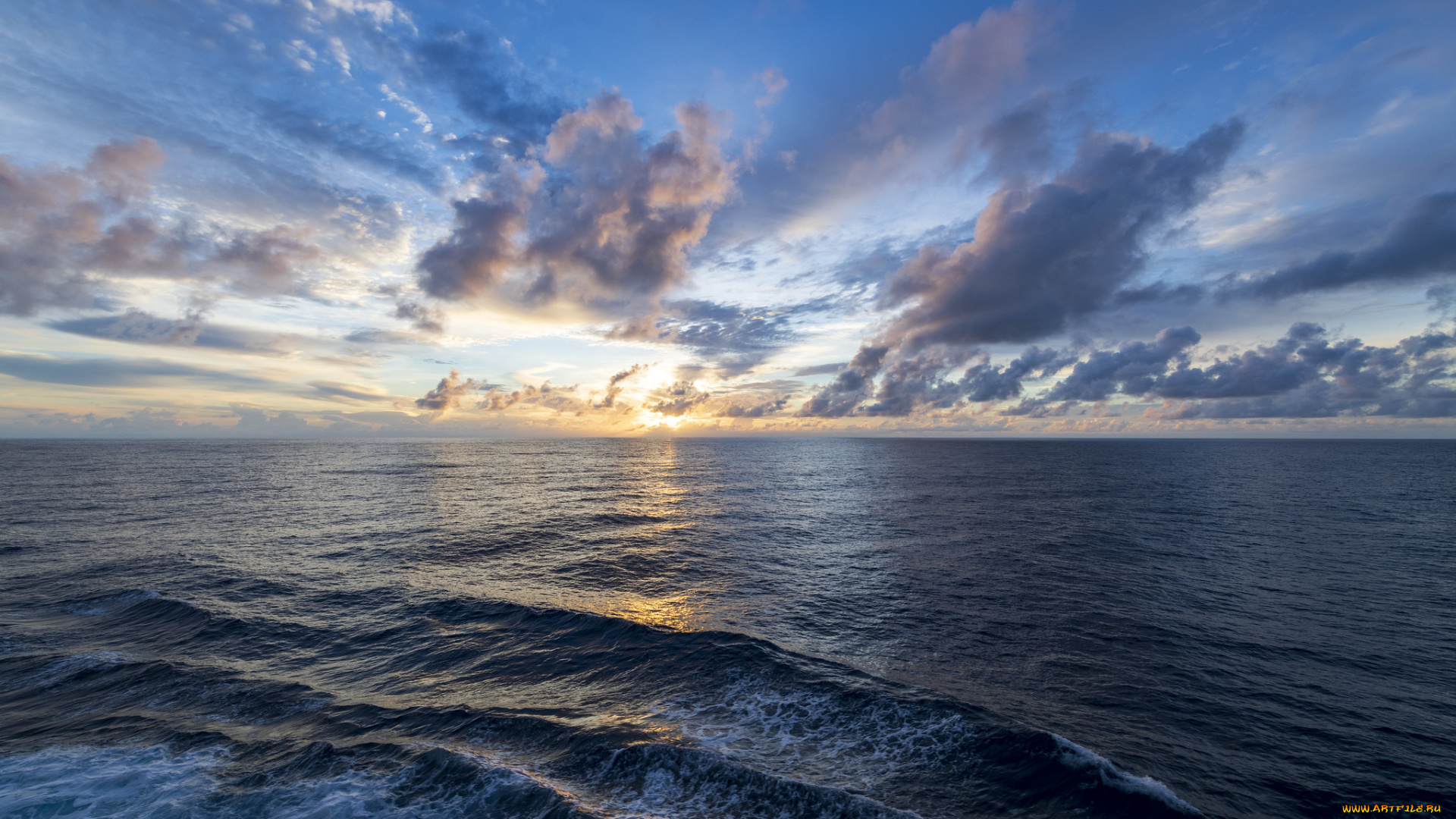 природа, моря, океаны, простор