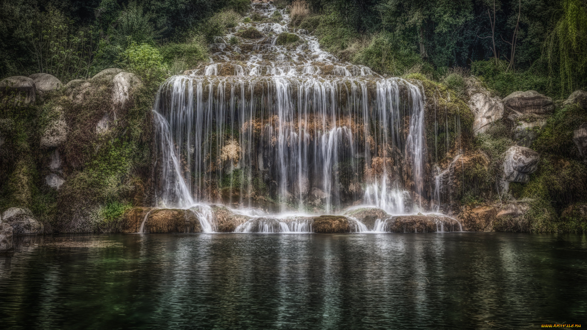 природа, водопады, простор