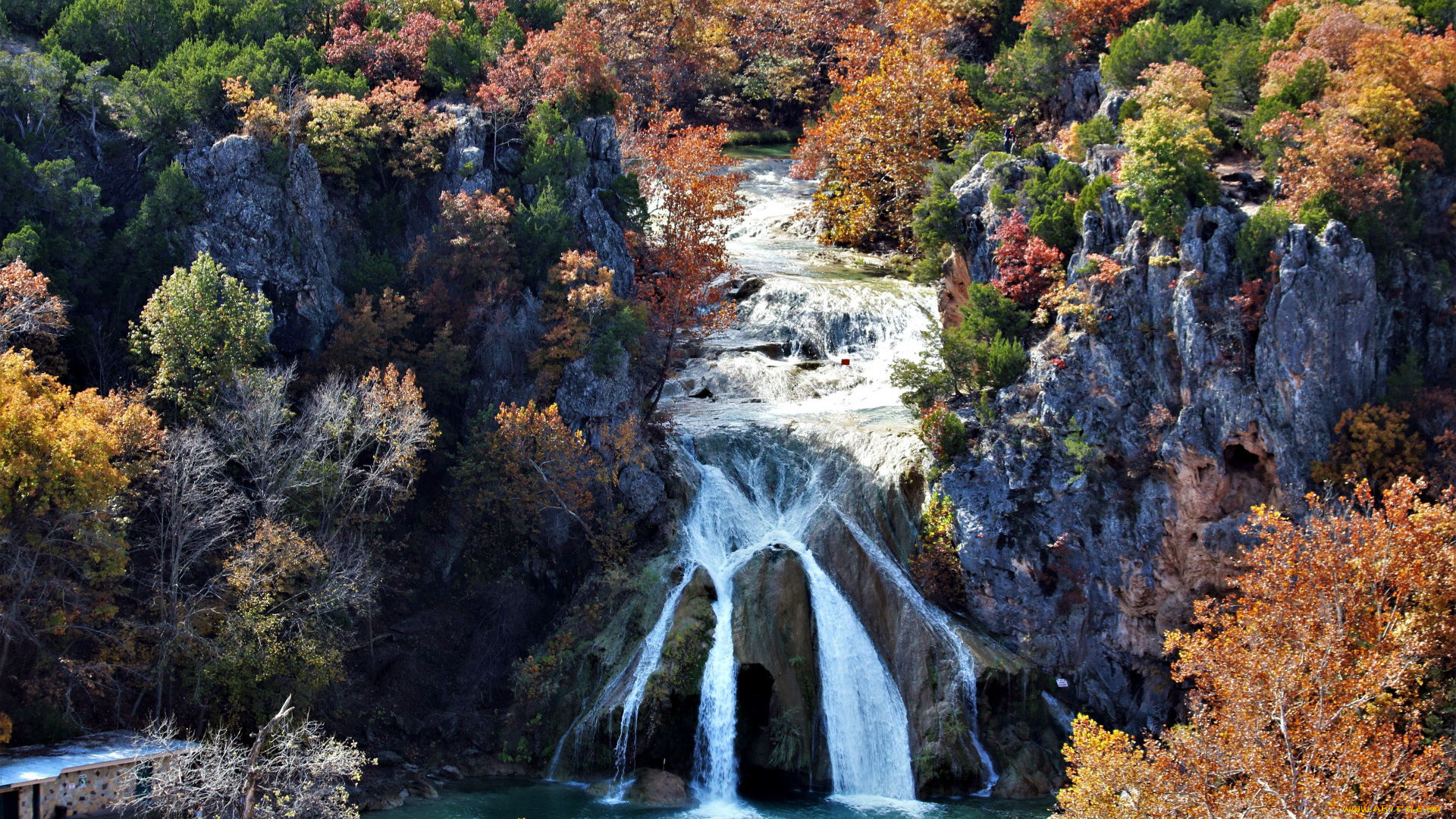 природа, водопады, водопад, поток, вода