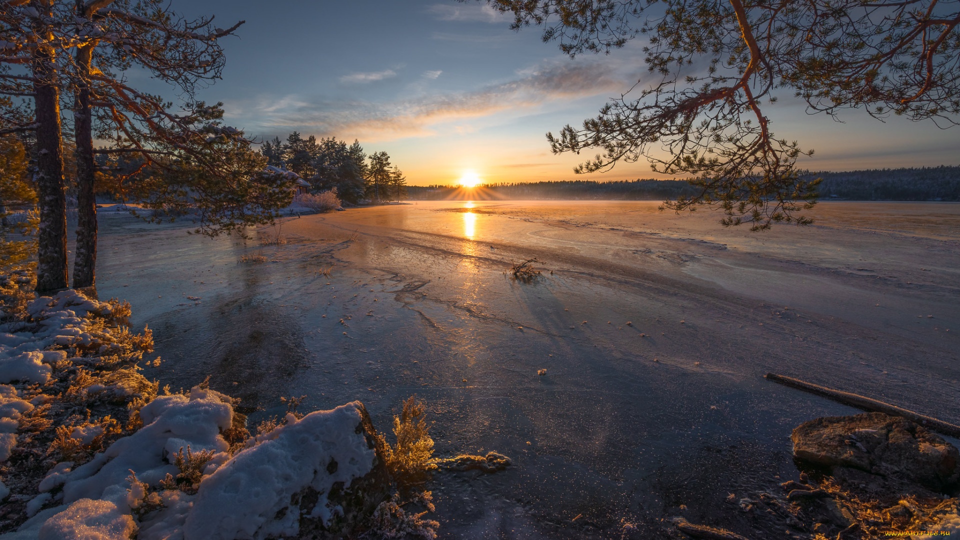 природа, восходы, закаты, простор