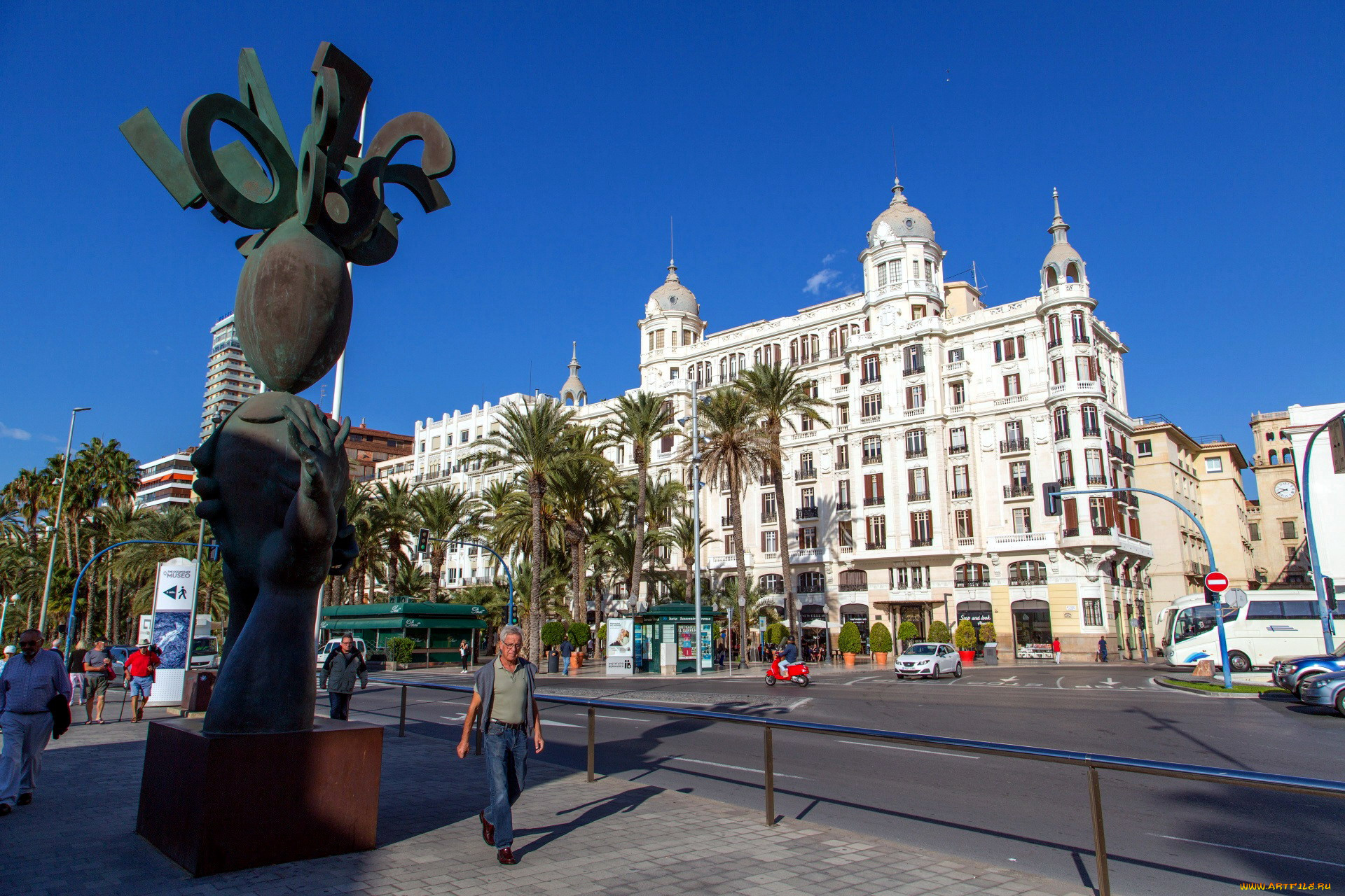 alicante, spain, города, -, улицы, , площади, , набережные