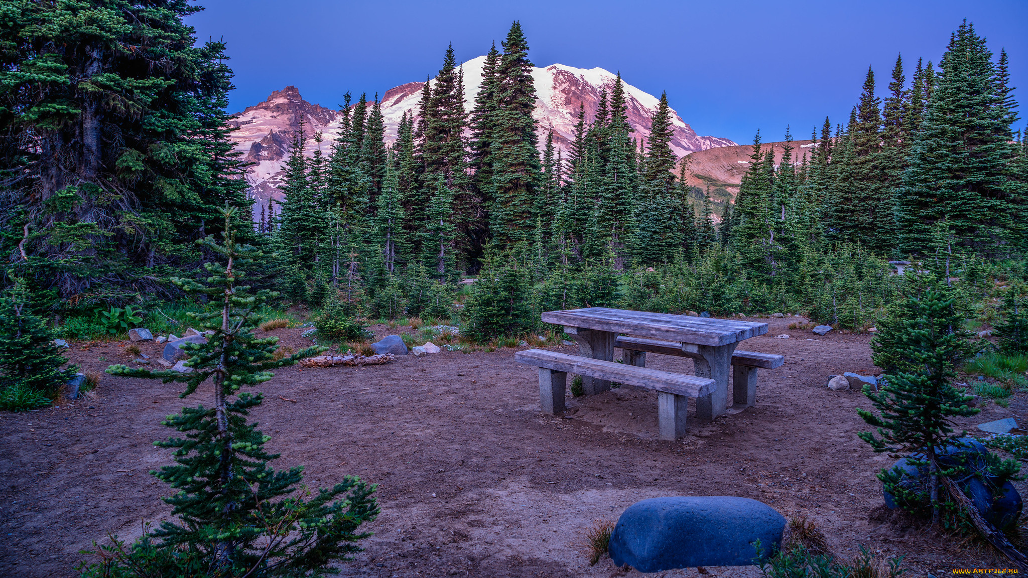 природа, горы, простор