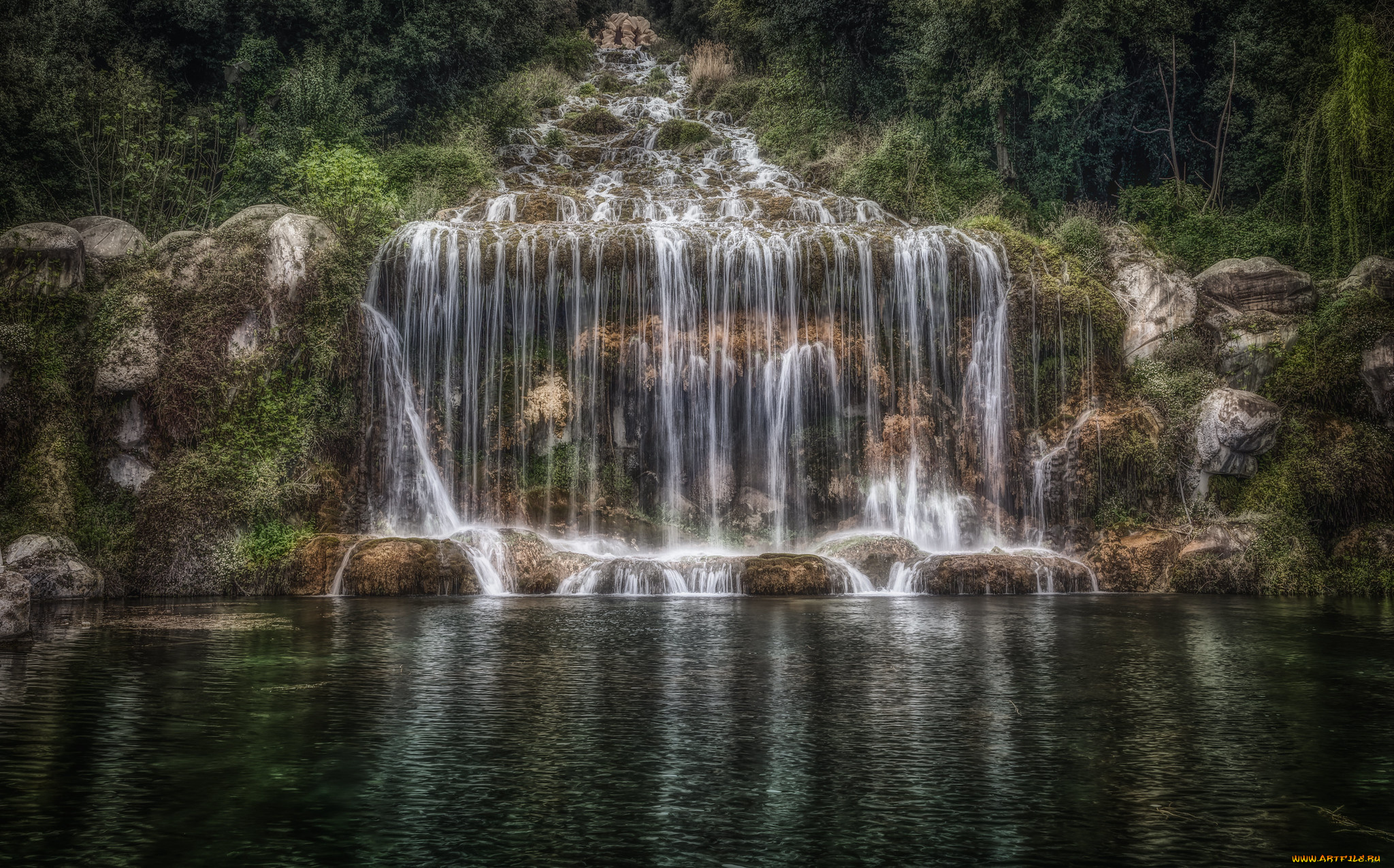 природа, водопады, простор