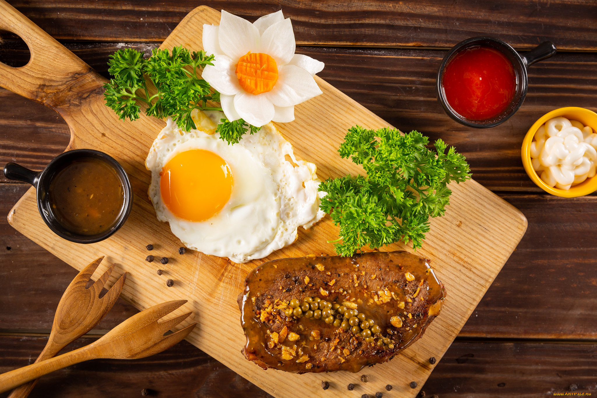 еда, яичные, блюда, снедь