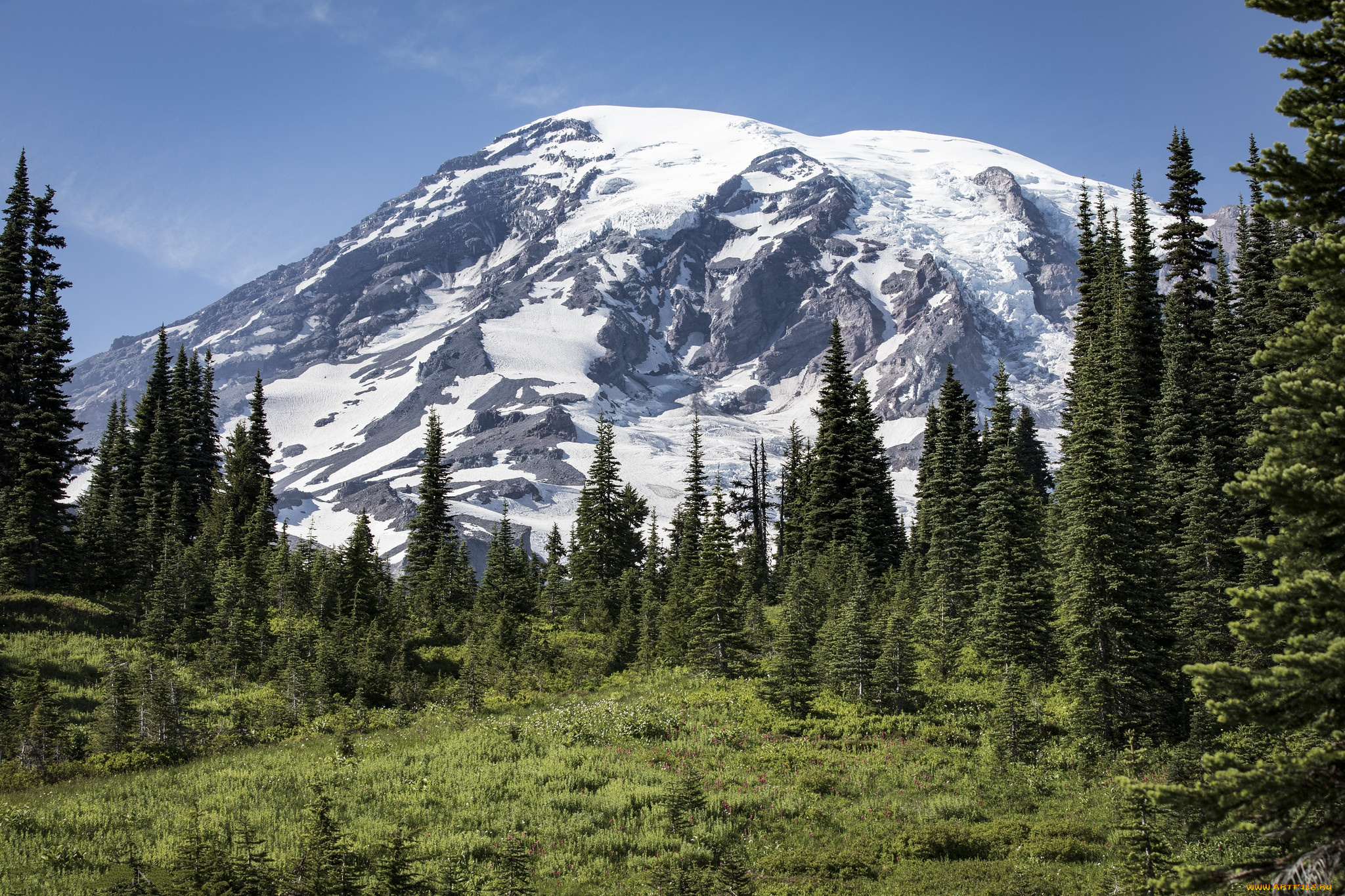 природа, горы, простор