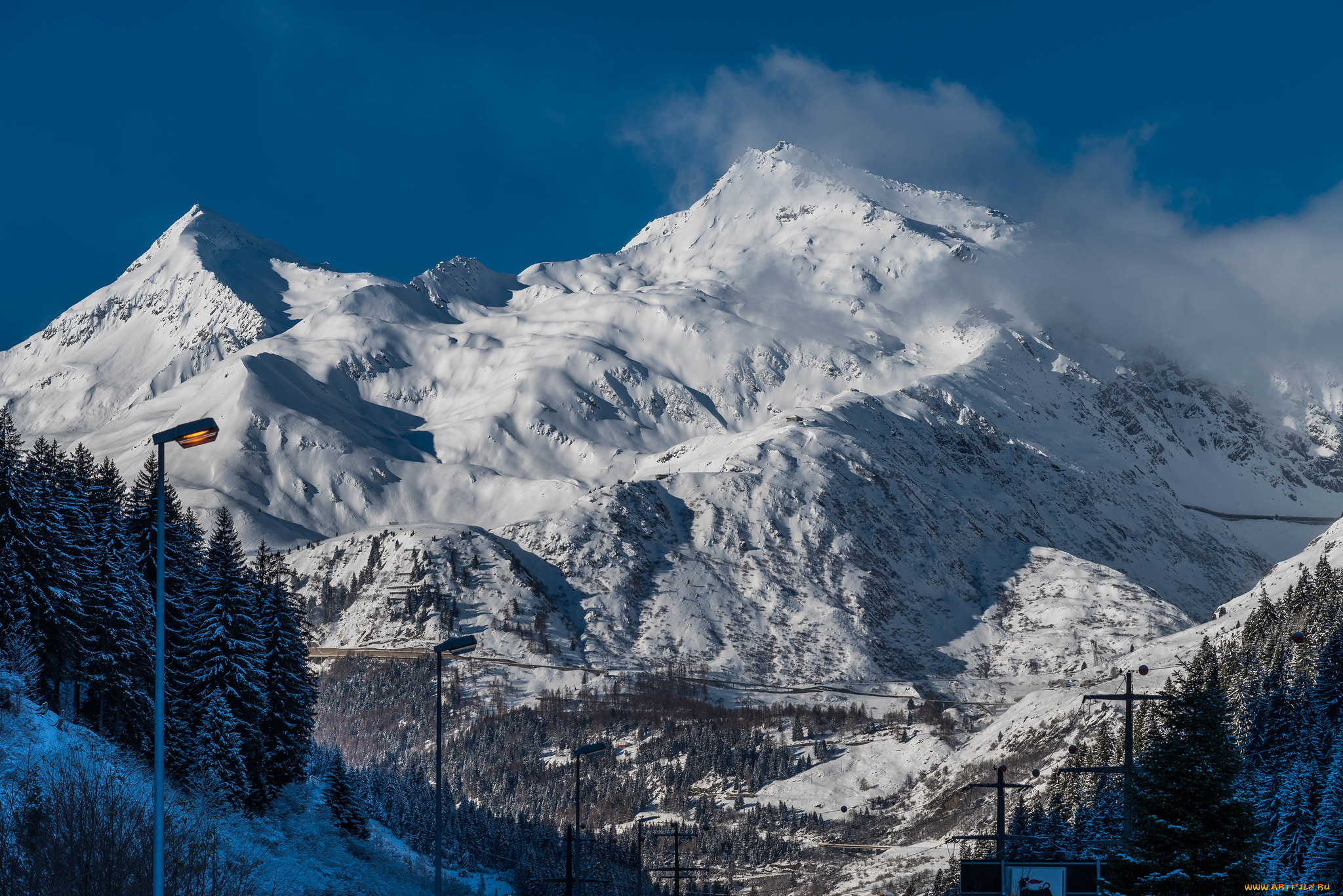 природа, горы, простор