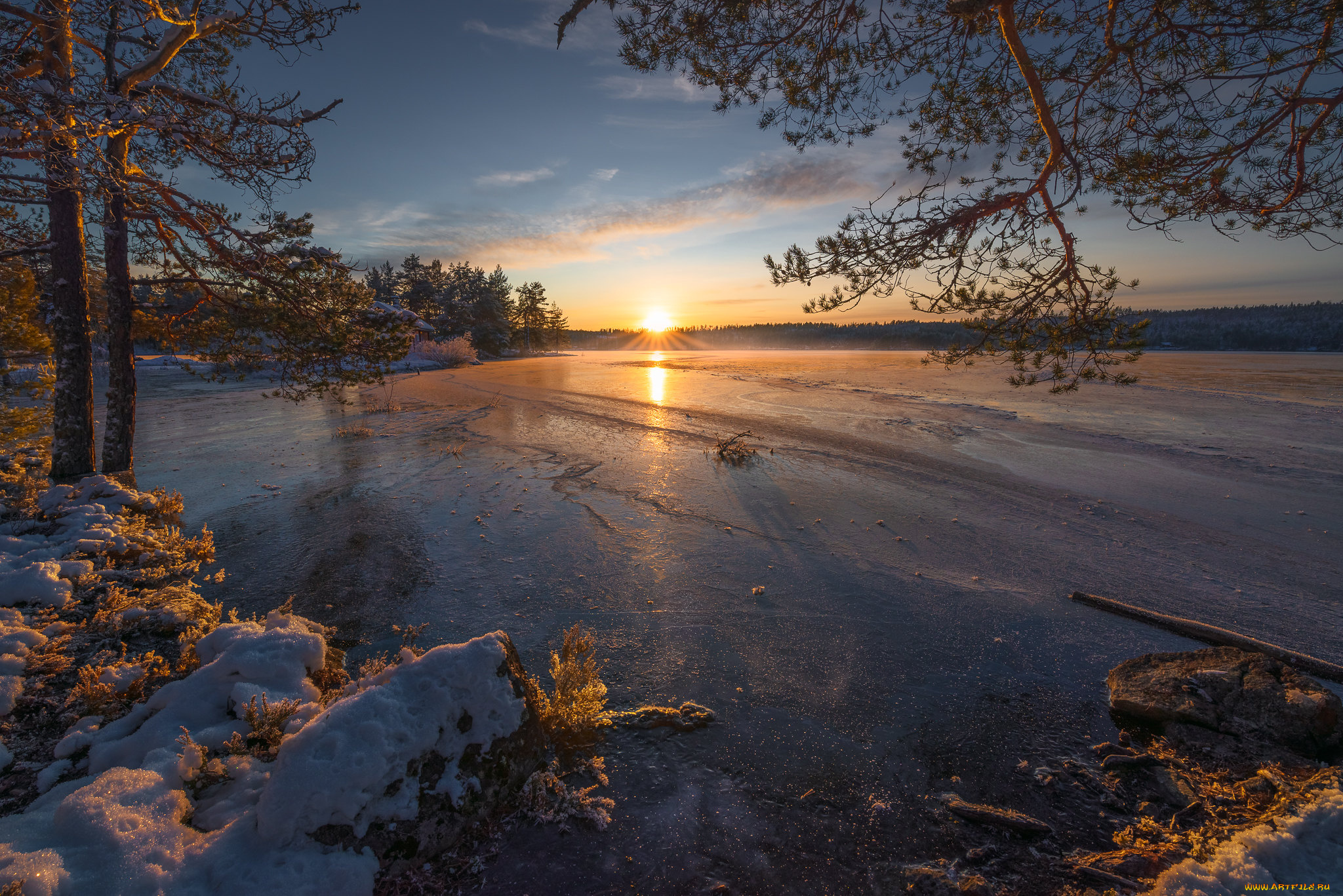 природа, восходы, закаты, простор