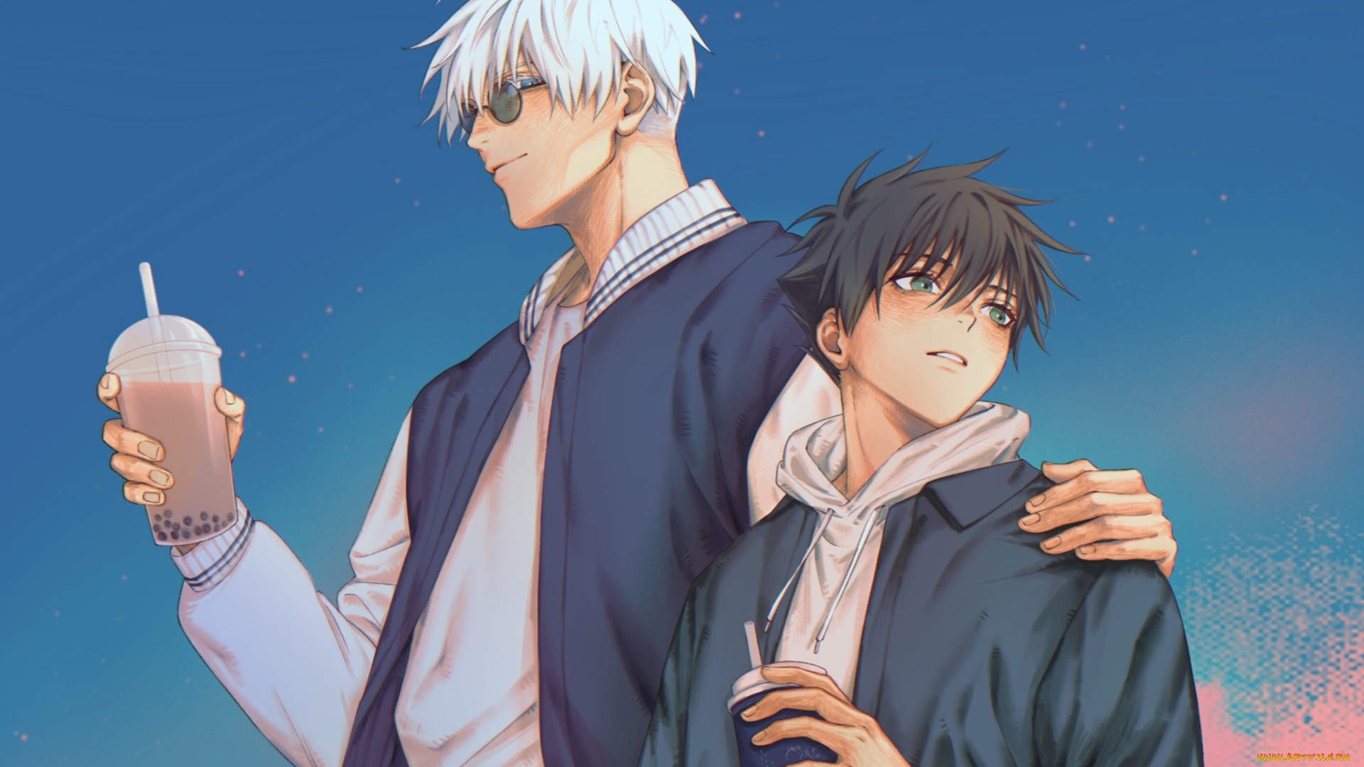 аниме, jujutsu, kaisen, магическая, битва