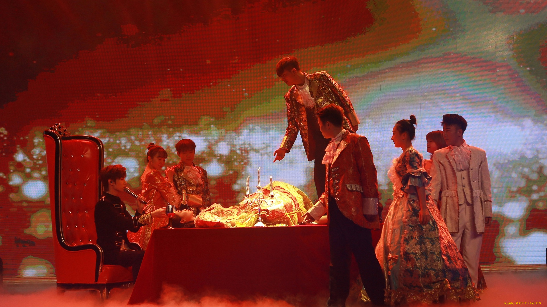 разное, знаменитости, сун, цзиян, китайский, актёр, певец, концерт