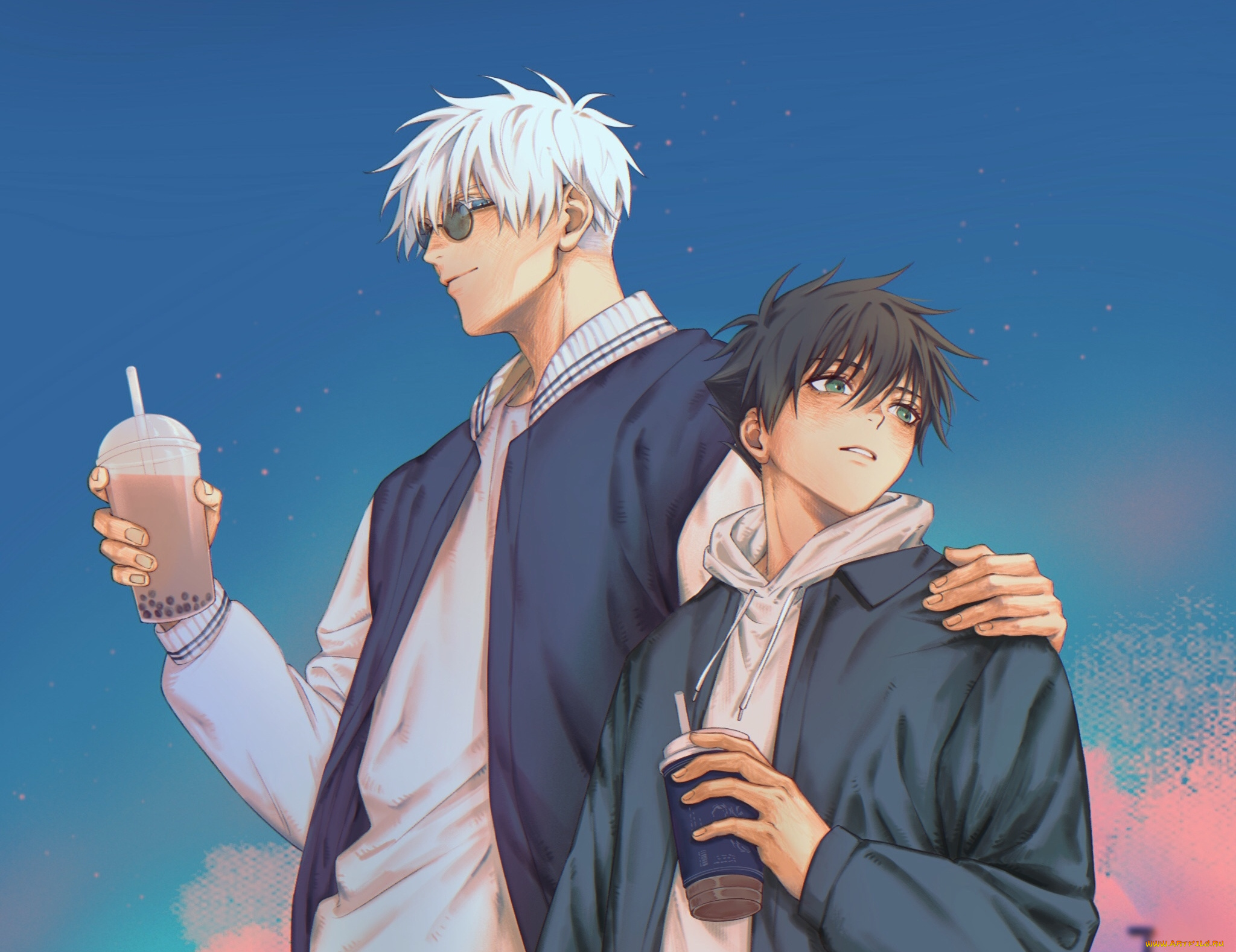 аниме, jujutsu, kaisen, магическая, битва