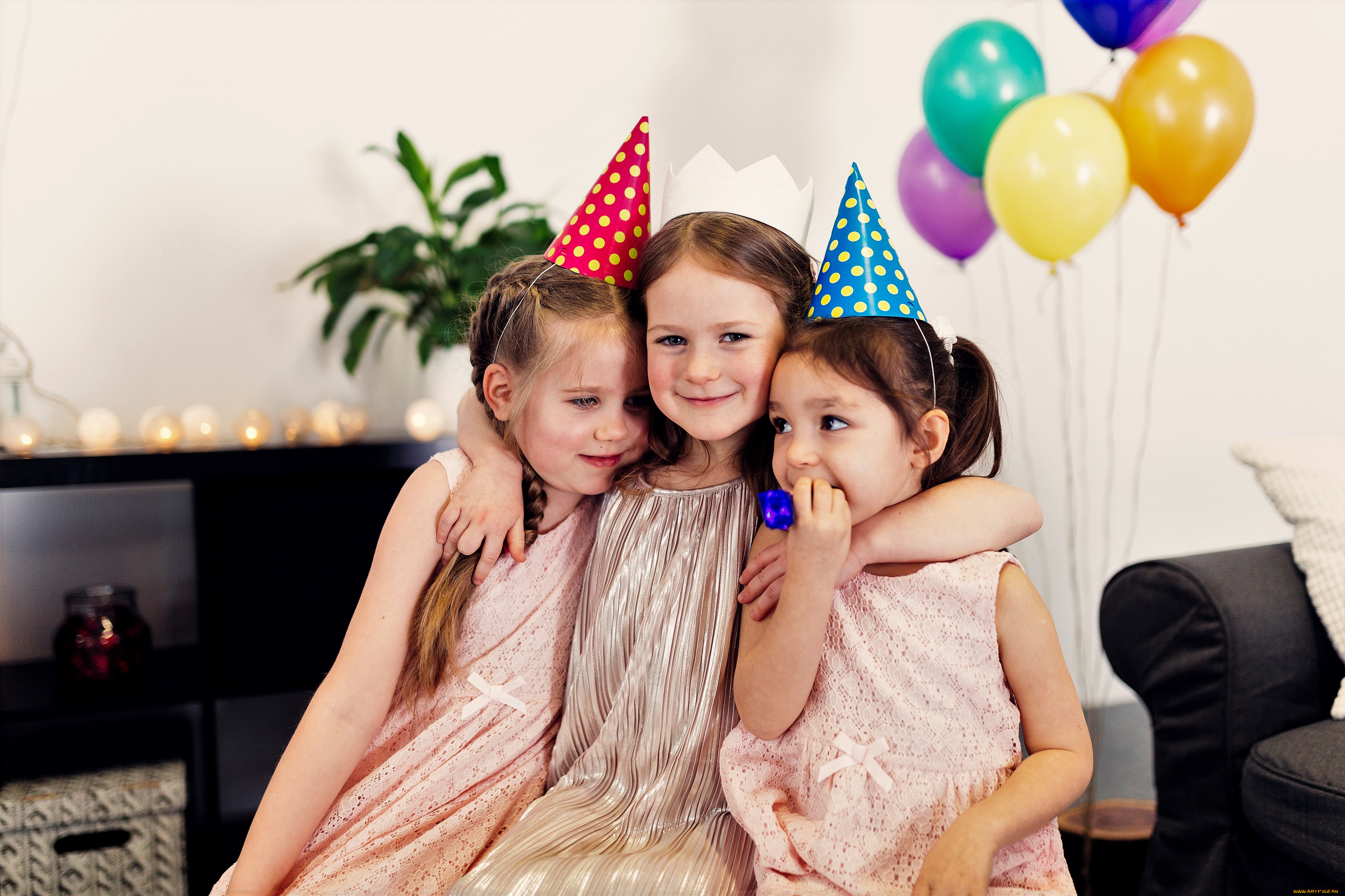 разное, дети, девочки, колпаки, шарики