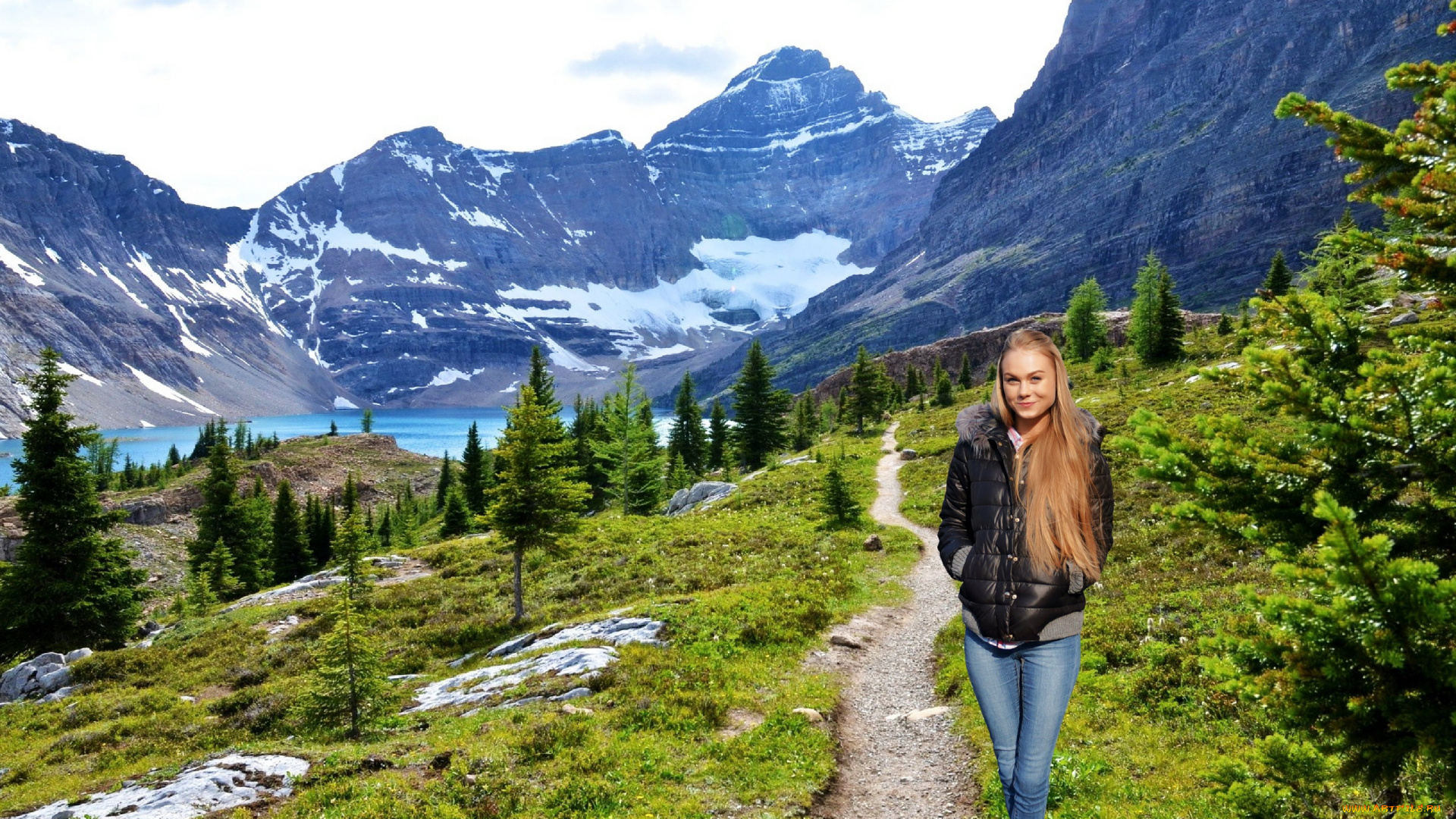 девушки, мая, коноваленко, , nancy, a, , nancy, ace, горы, тропинка, джинсы, куртка