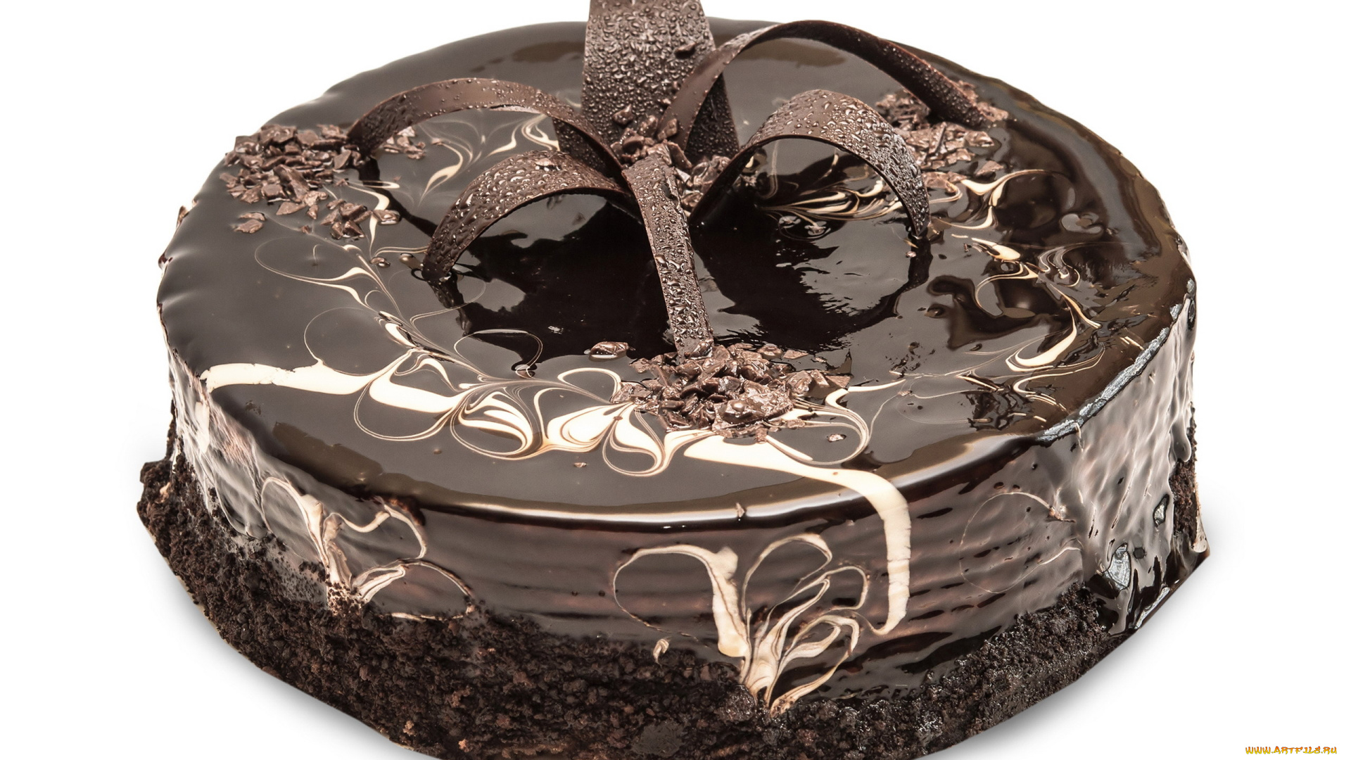еда, торты, шоколадный, торт, крем