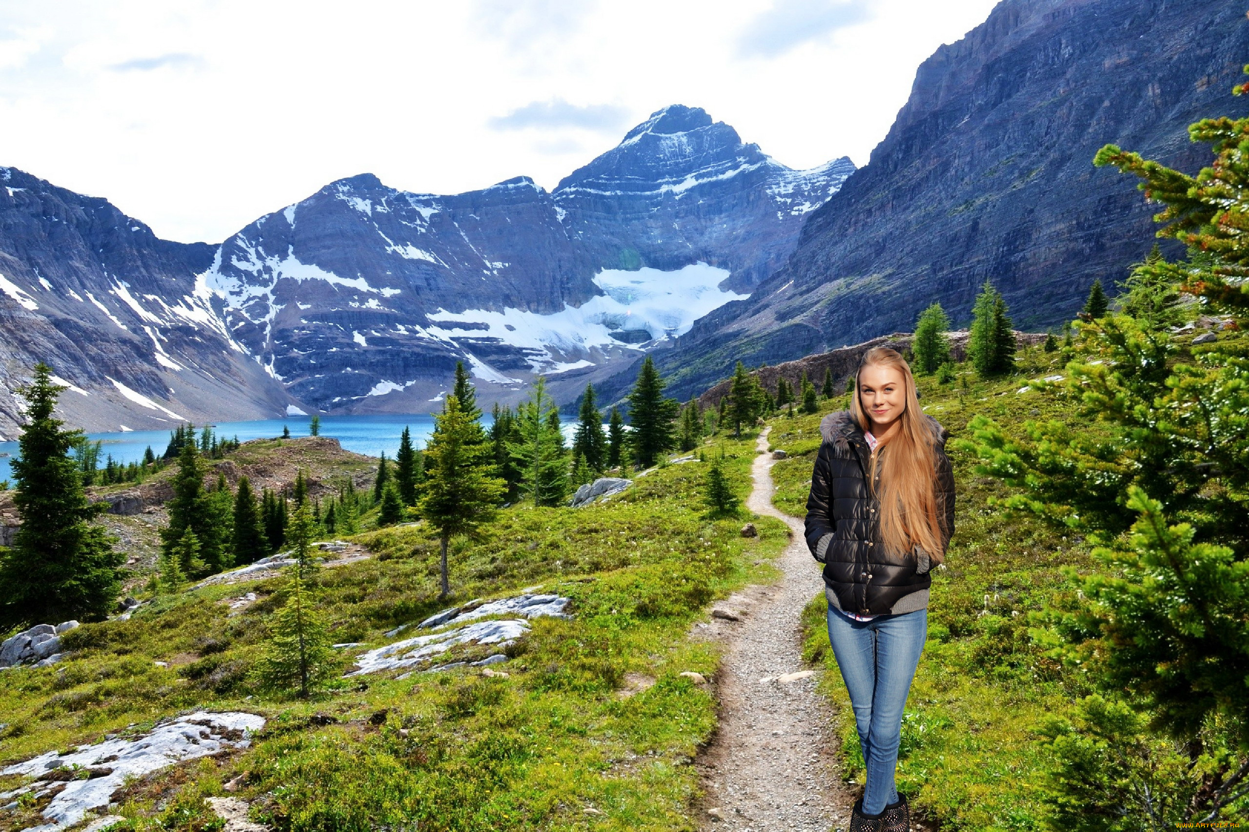 девушки, мая, коноваленко, , nancy, a, , nancy, ace, горы, тропинка, джинсы, куртка