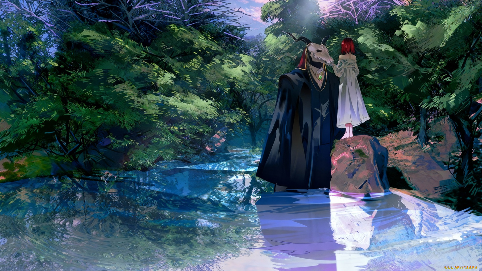 аниме, mahou, tsukai, no, yome, невеста, чародея