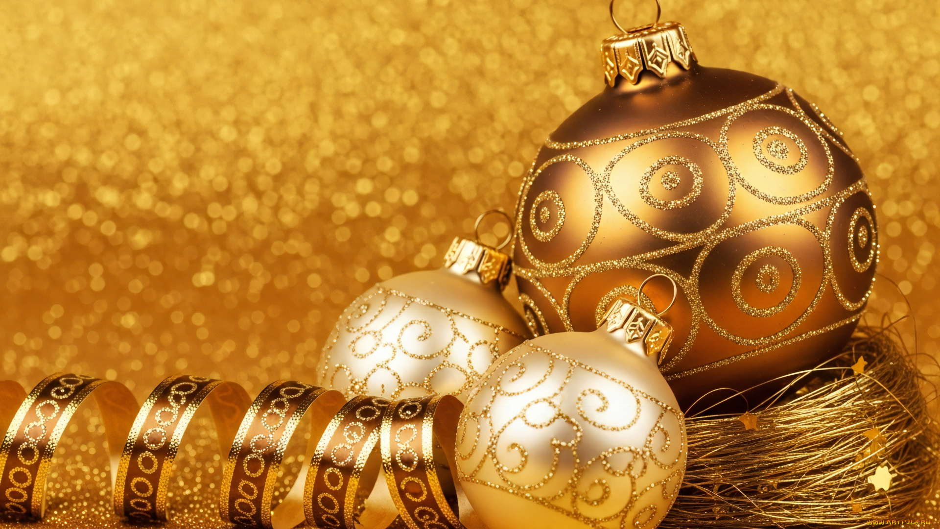 праздничные, шары, новогодняя