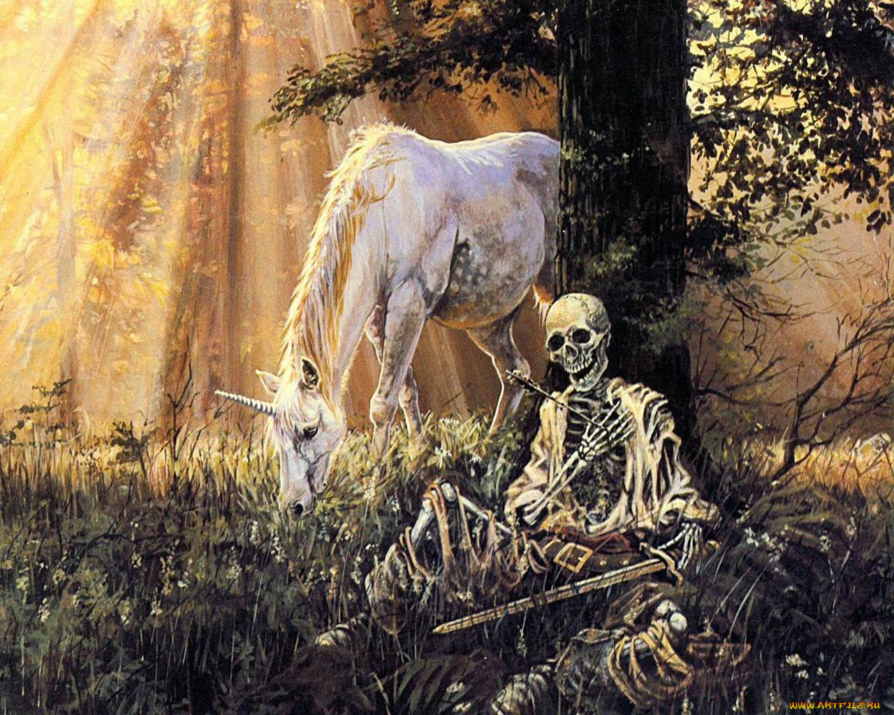 фэнтези, единороги