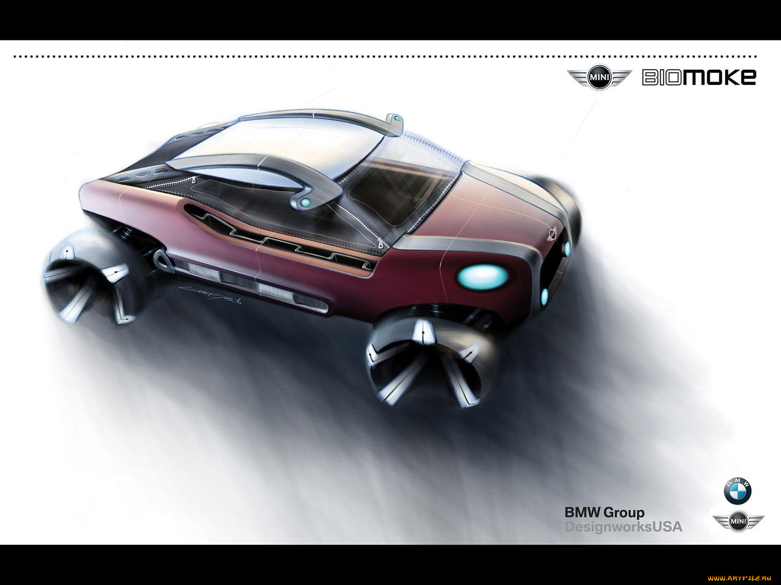 2006, mini, bimoke, автомобили, 3д