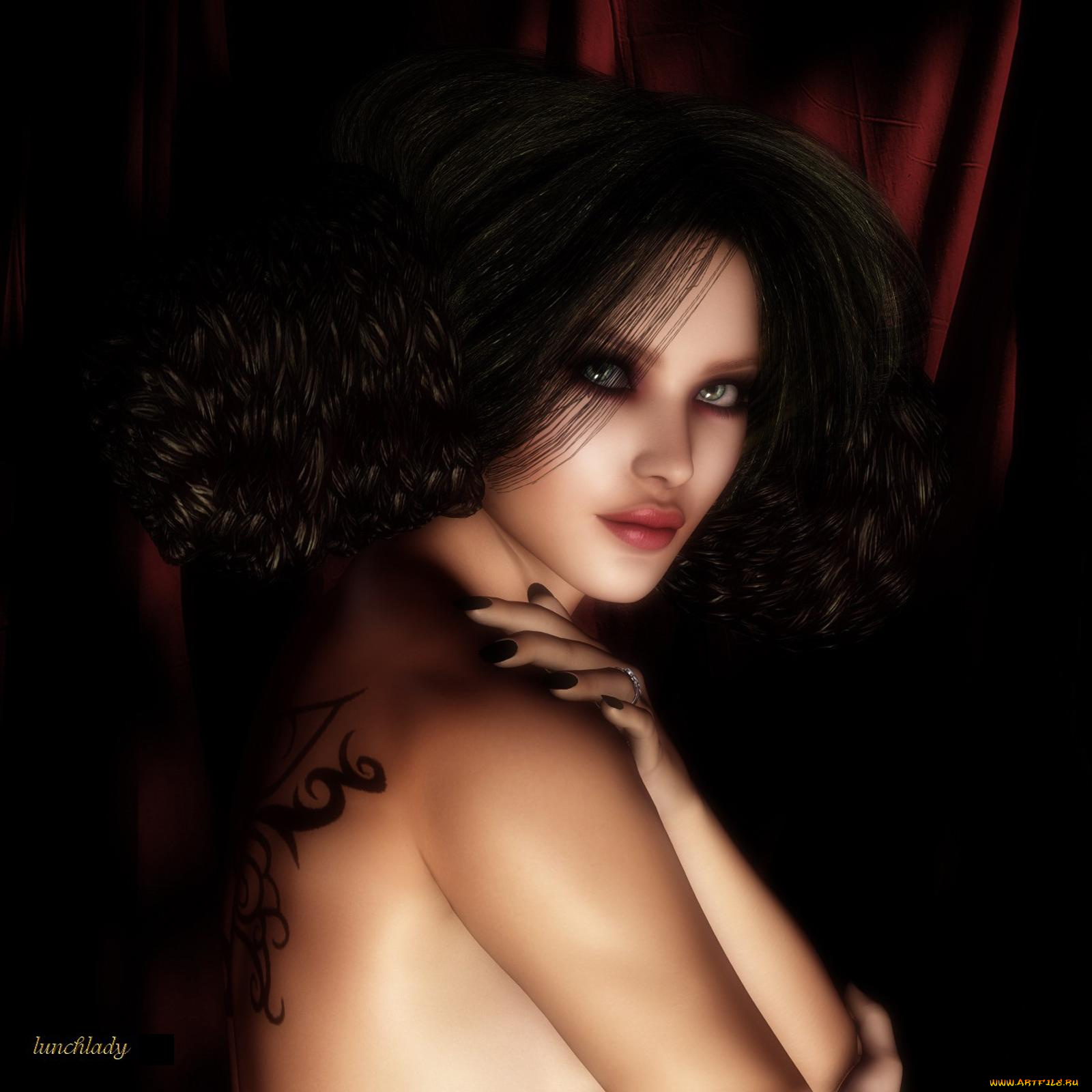 3д, графика, portraits, портрет, взгляд