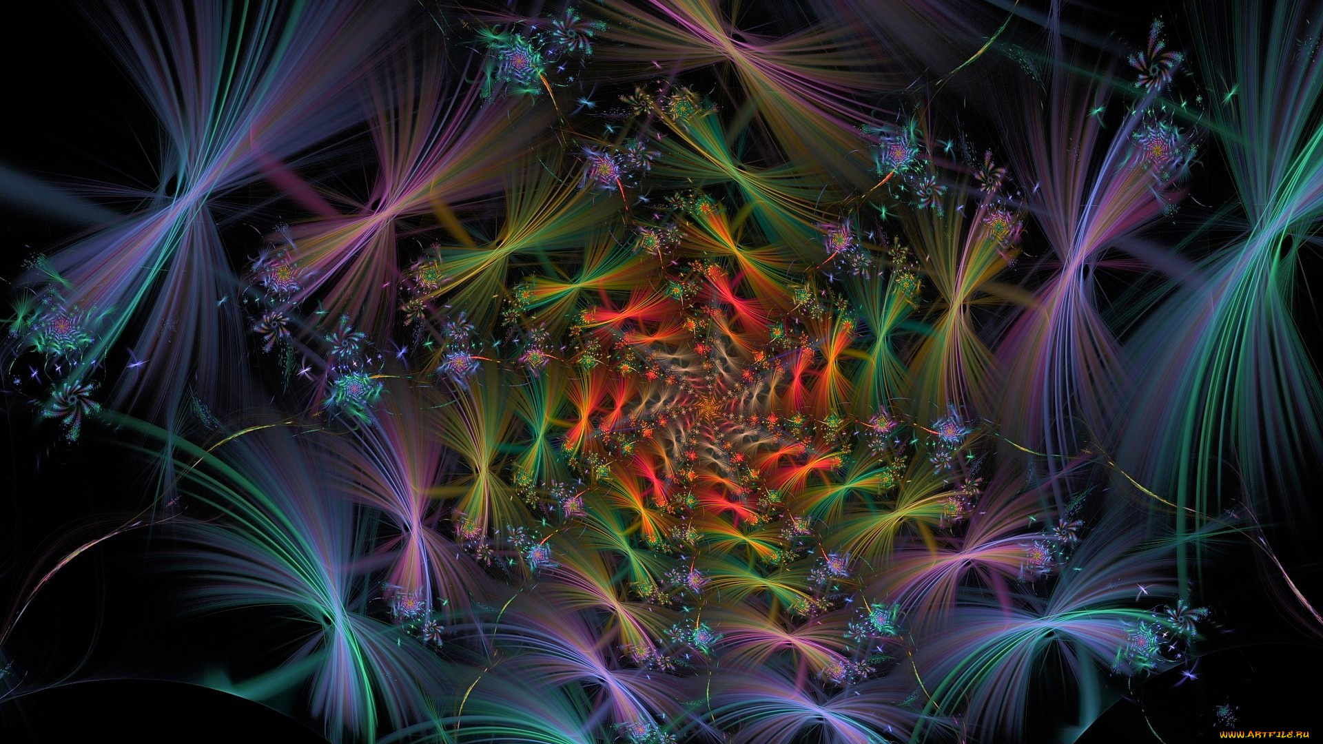 3д, графика, fractal, фракталы, фрактал, узор