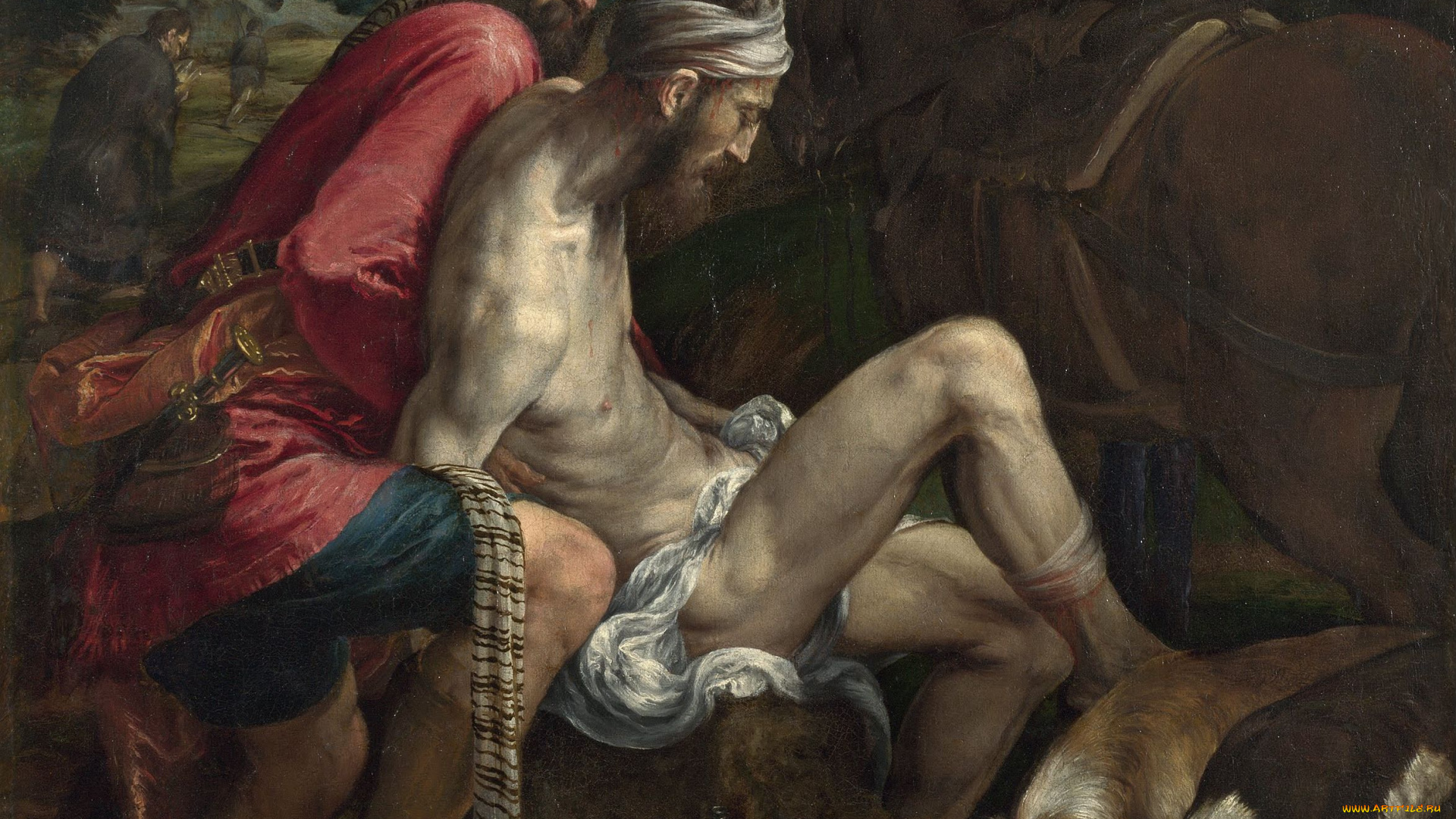 jacopo, bassano, the, good, samaritan, рисованные