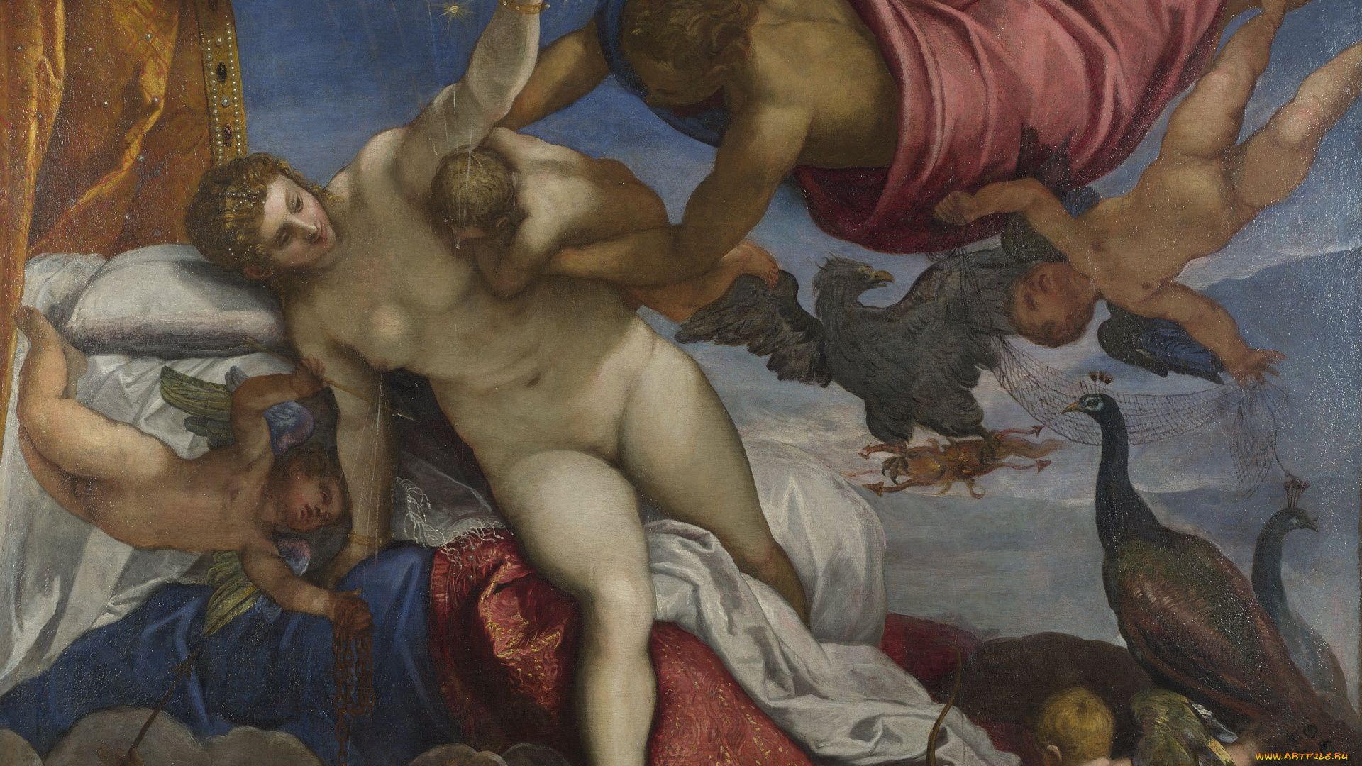 jacopo, tintoretto, the, origin, of, milky, way, рисованные