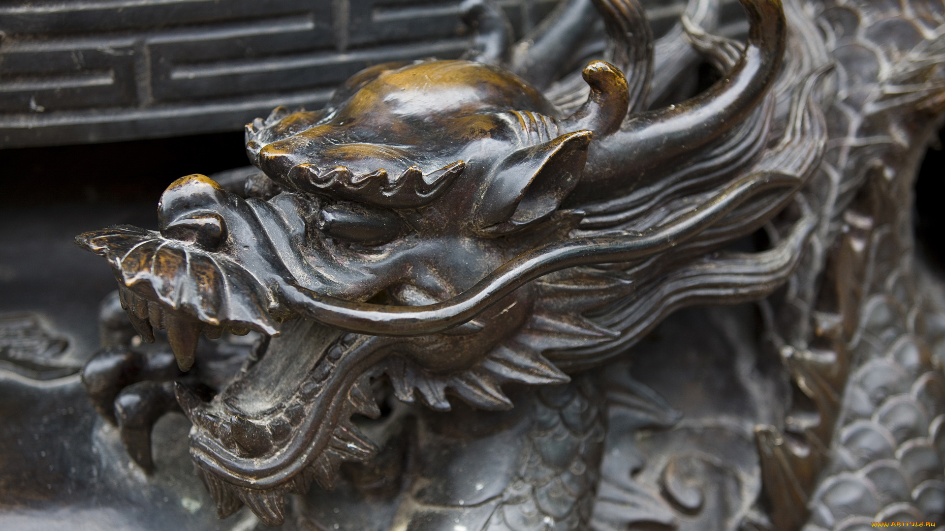 разное, рельефы, статуи, музейные, экспонаты, дракон