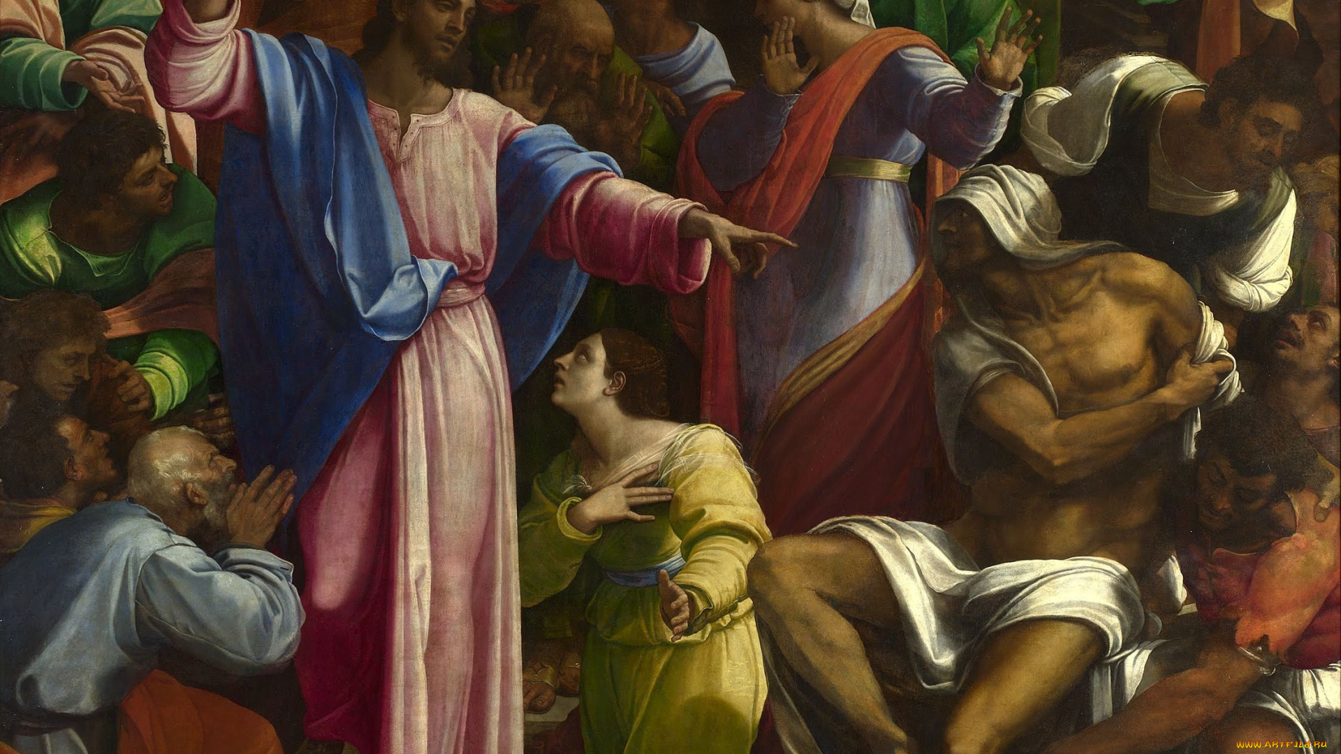 sebastiano, del, piombo, the, raising, of, lazarus, рисованные