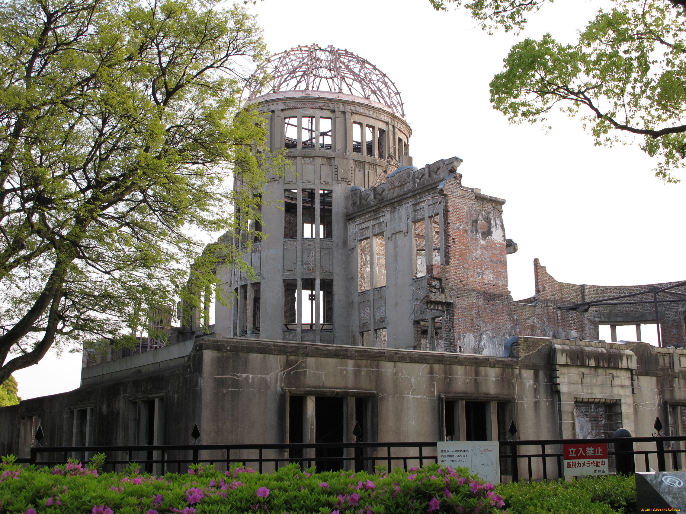 города, здания, дома, хиросима, мемориал, купол, гэмбаку