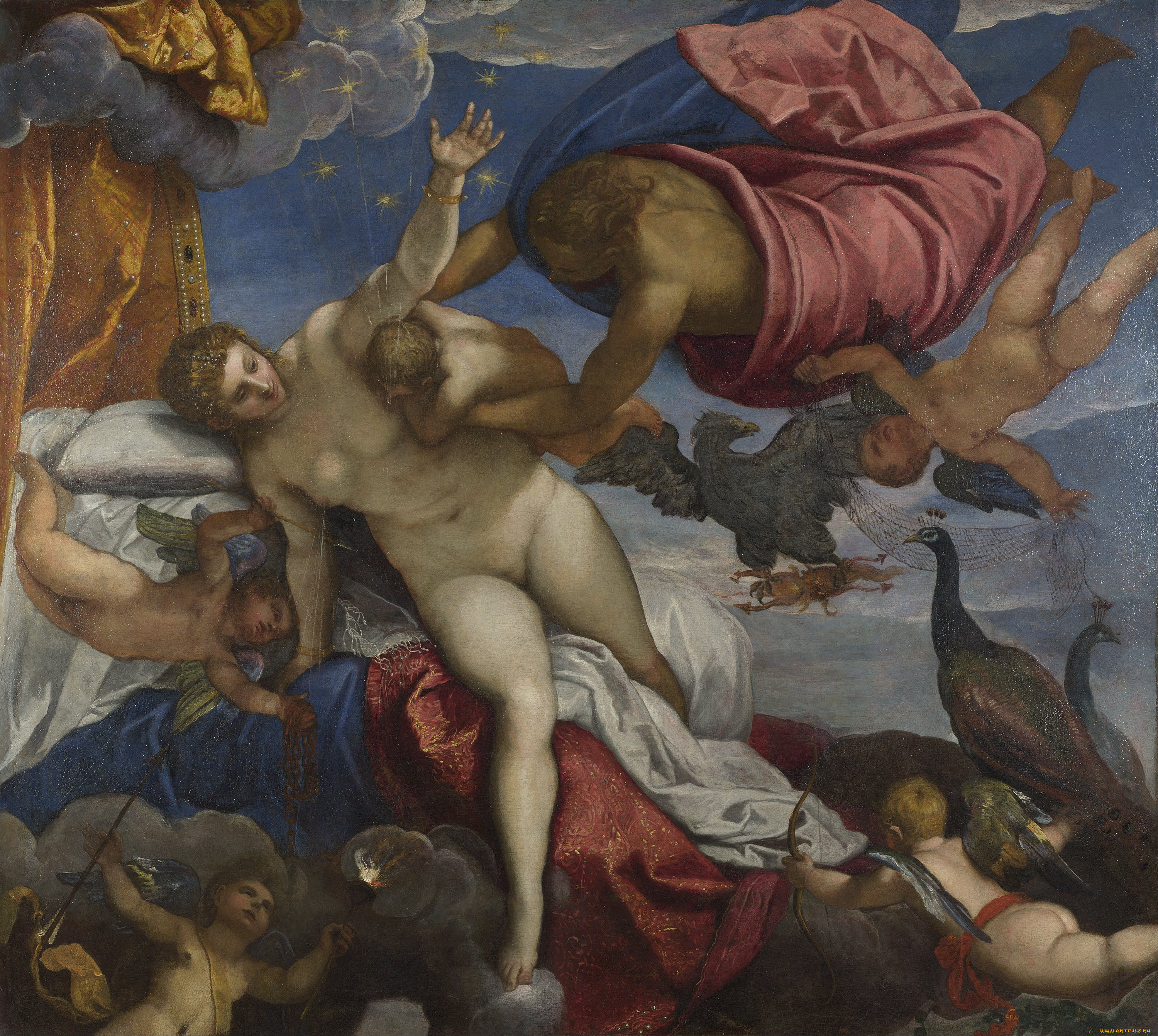 jacopo, tintoretto, the, origin, of, milky, way, рисованные