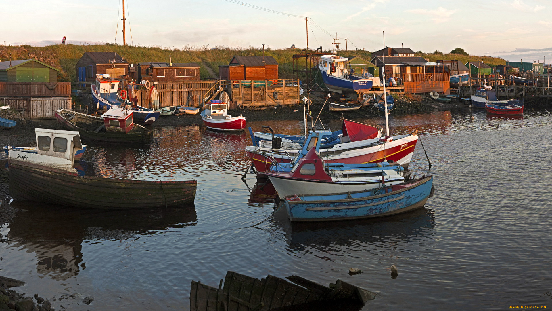 англия, редкар, кливленд, корабли, разные, вместе, лодки, катера