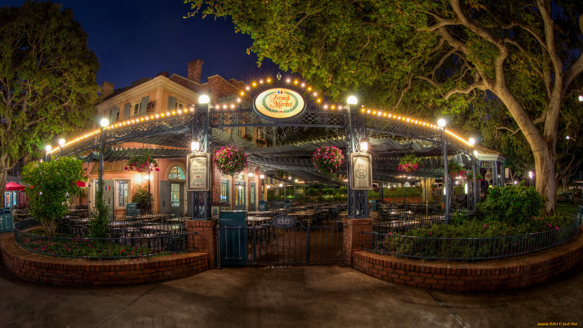 города, диснейленд, калифорния