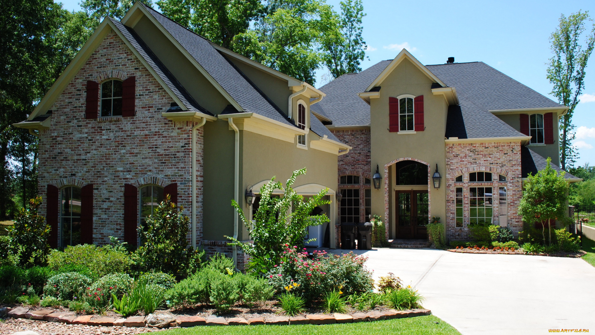 города, здания, дома, дом, парк