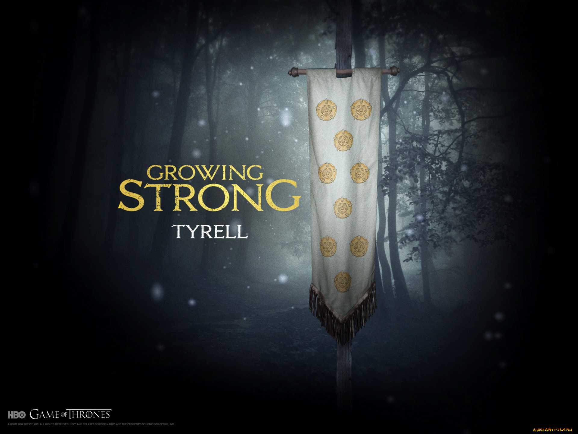 game, of, thrones, кино, фильмы, сериал, тайрелл, знаки, вымпел